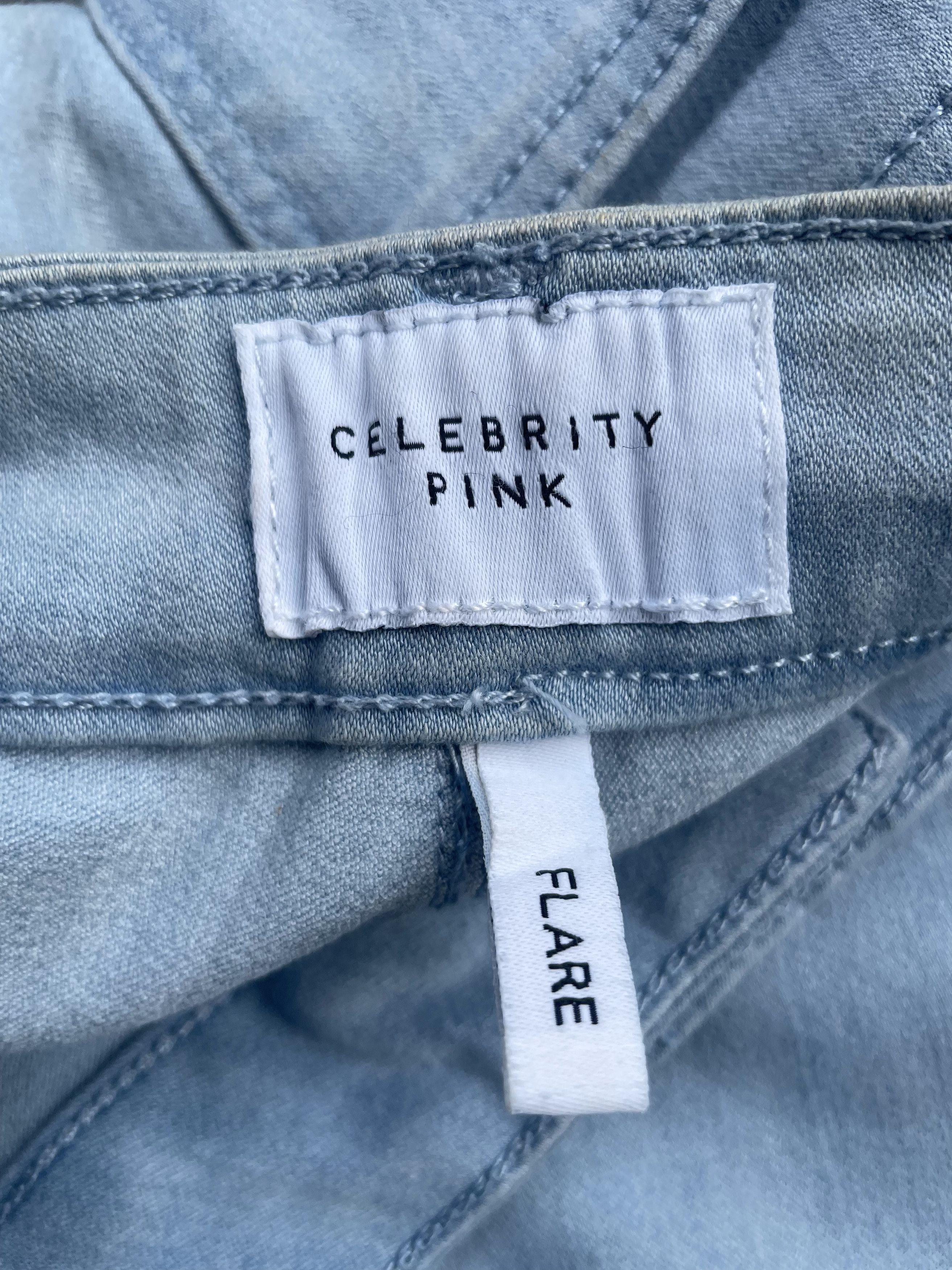 Japanese Brand Celebrity Pink Flare Denim Size 30" / US 8 / IT 44 - 15 Thumbnail