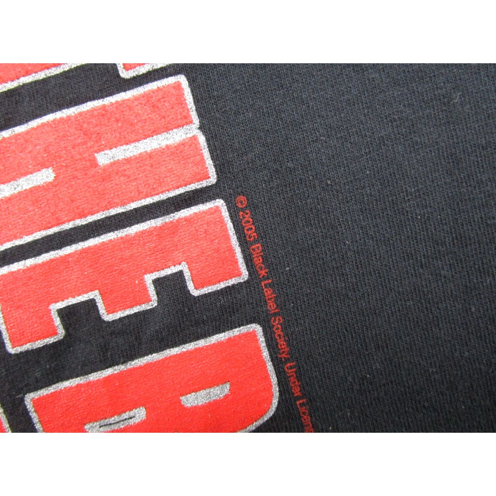Delta VINTAGE Delta T-Shirt Men’s XL Black Band Metal BLS Mafia Graphic Print Short Sleeve Crew Neck Logo Double-Sided 2000-2009 Dark Size US XL / EU 56 / 4 - 3 Thumbnail