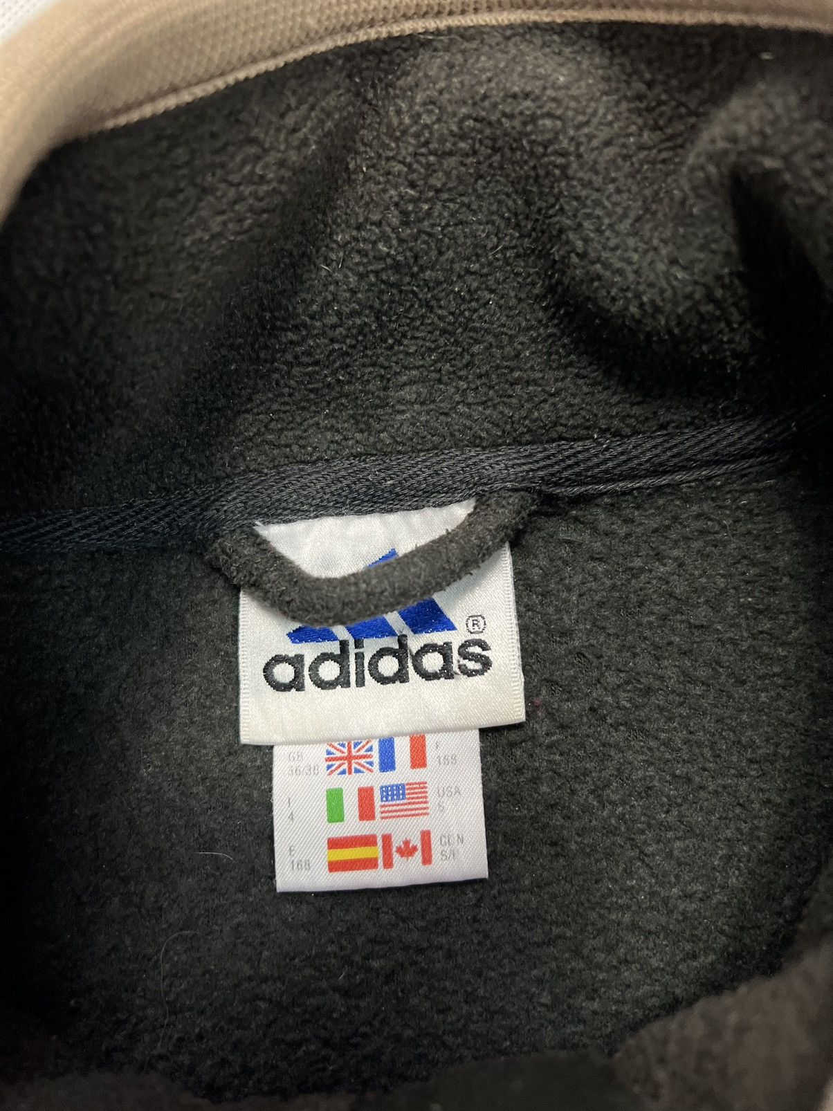 Adidas × Vintage Fleece Jacket Adidas vintage 90’s Size US XL / EU 56 / 4 - 3 Thumbnail