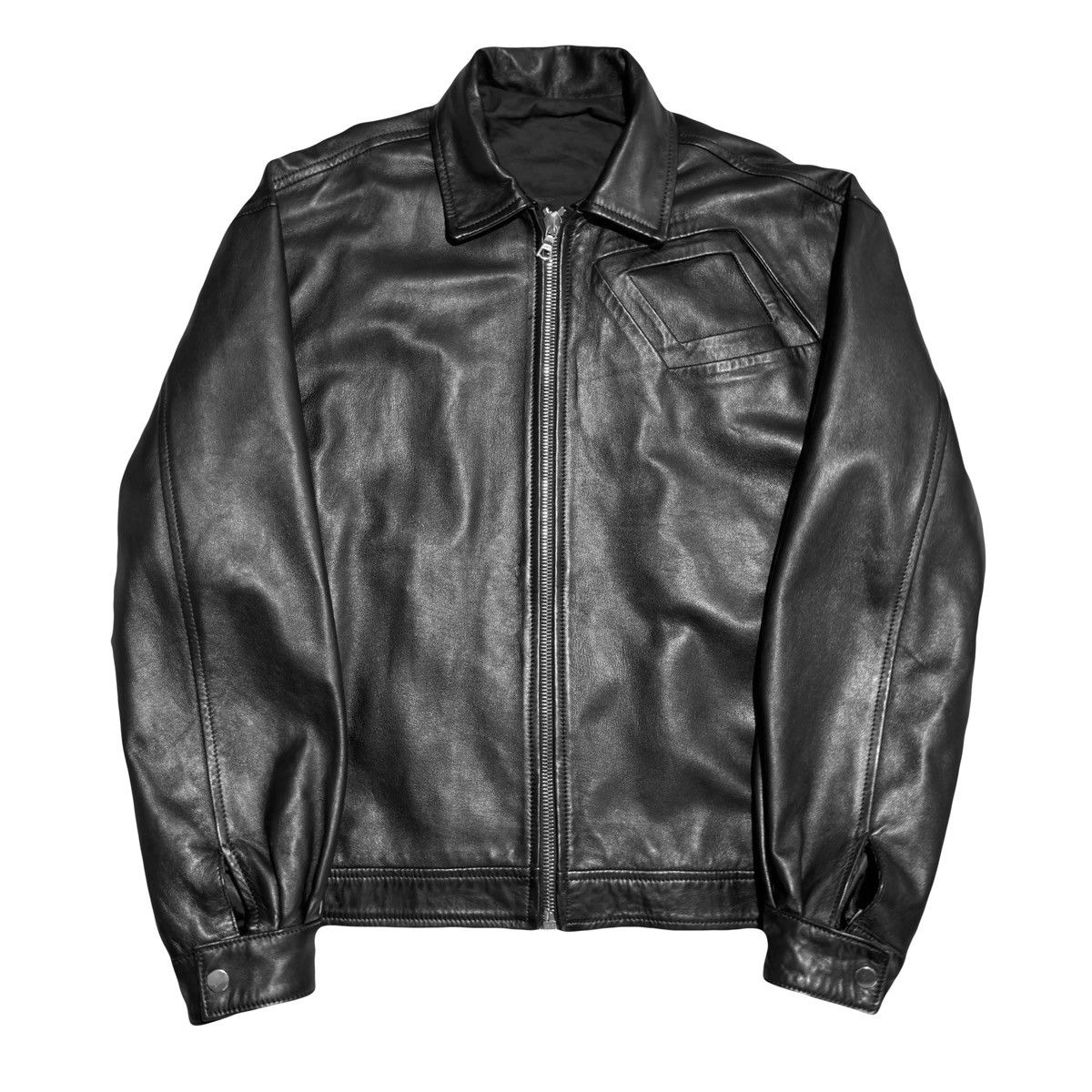 Mysterious Brand Mystery Dimension Leather Jacket | Grailed