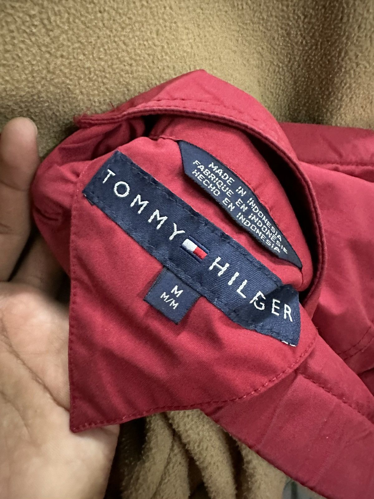 Tommy Hilfiger 👹Tommy Hilfiger Fleece Lined Reversible Jacket Size US L / EU 52-54 / 3 - 13 Thumbnail