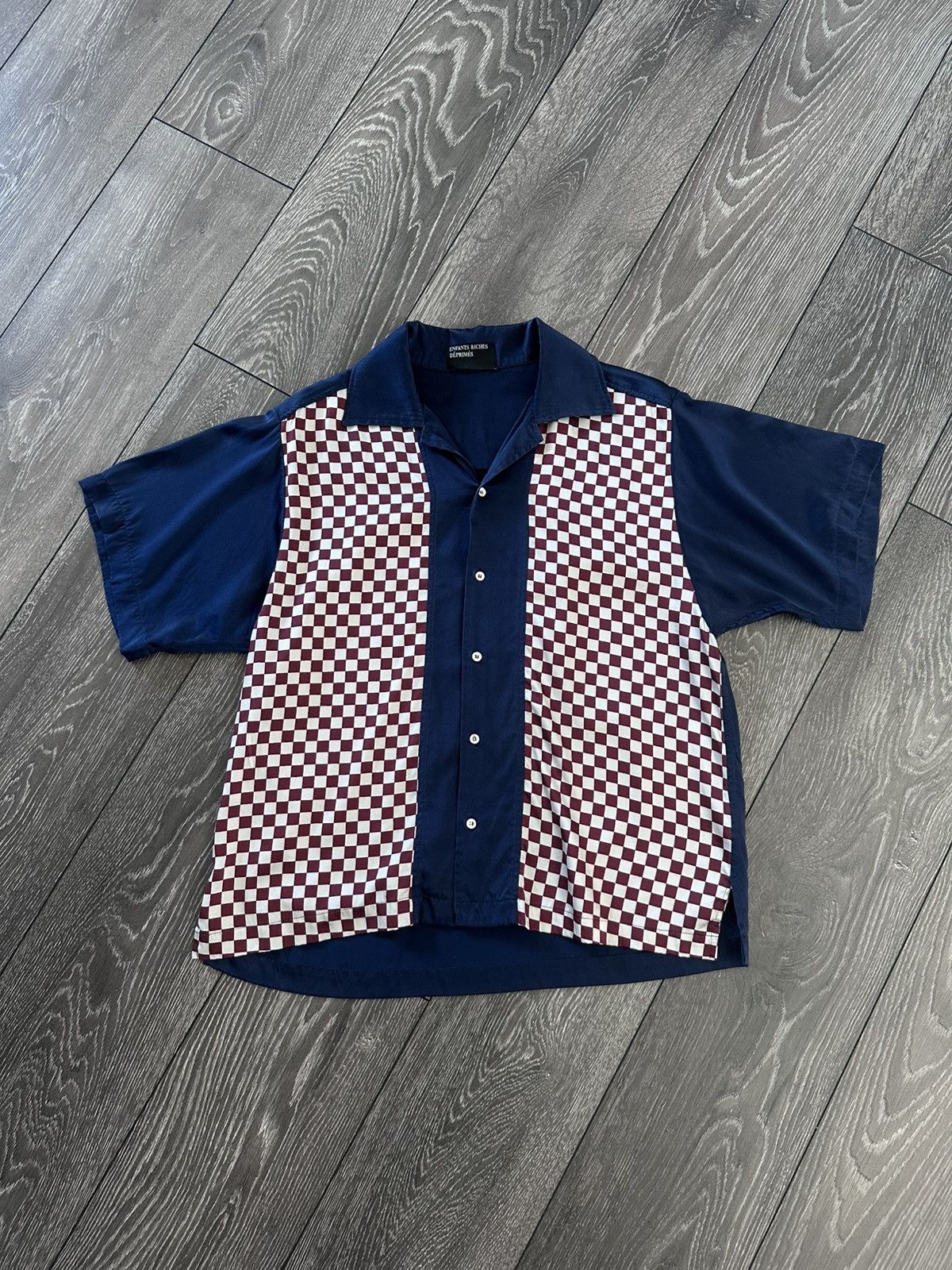 Enfants Riches Deprimes Dessin Anime Silk Button Up Shirt