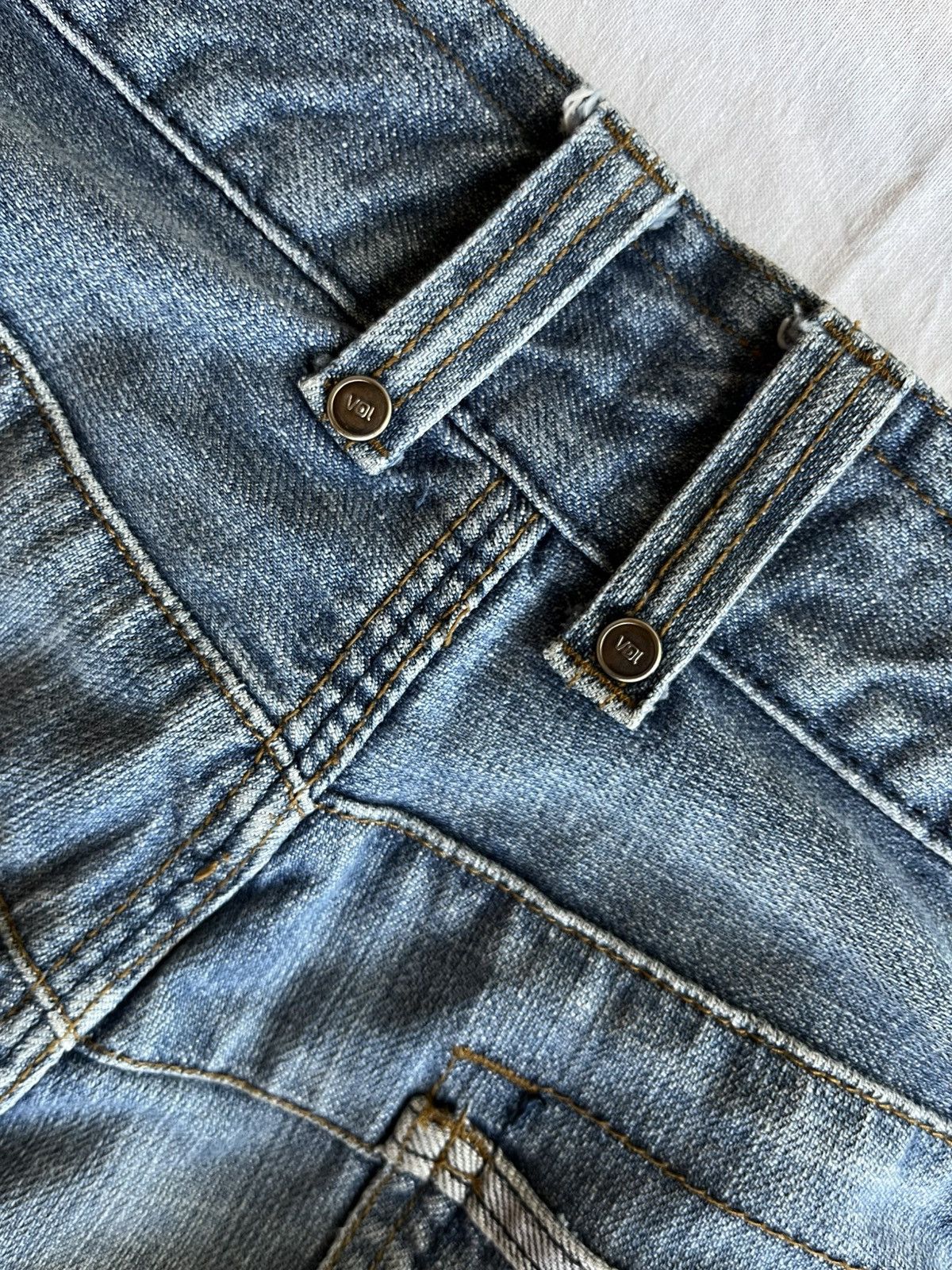 Japanese Brand × Voi Jeans Voi Jeans 38R Distressed Baggy Fit Denim Y2K Streetwear Size US 38 / EU 54 - 9 Thumbnail