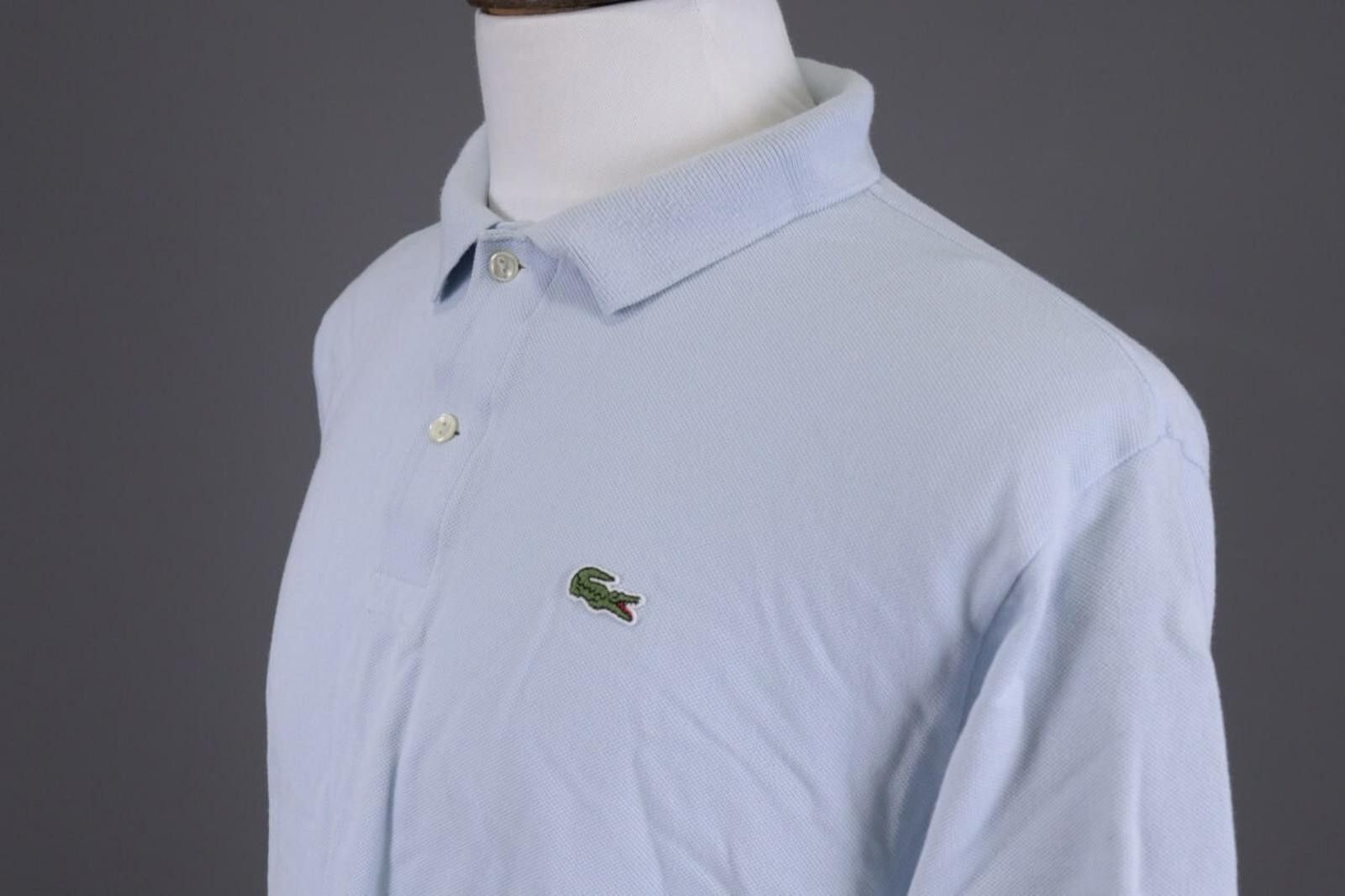 Lacoste Men Lacoste Sky Blue Summer Polo Shirt Size 6 / XL Size US M / EU 48-50 / 2 - 10 Thumbnail