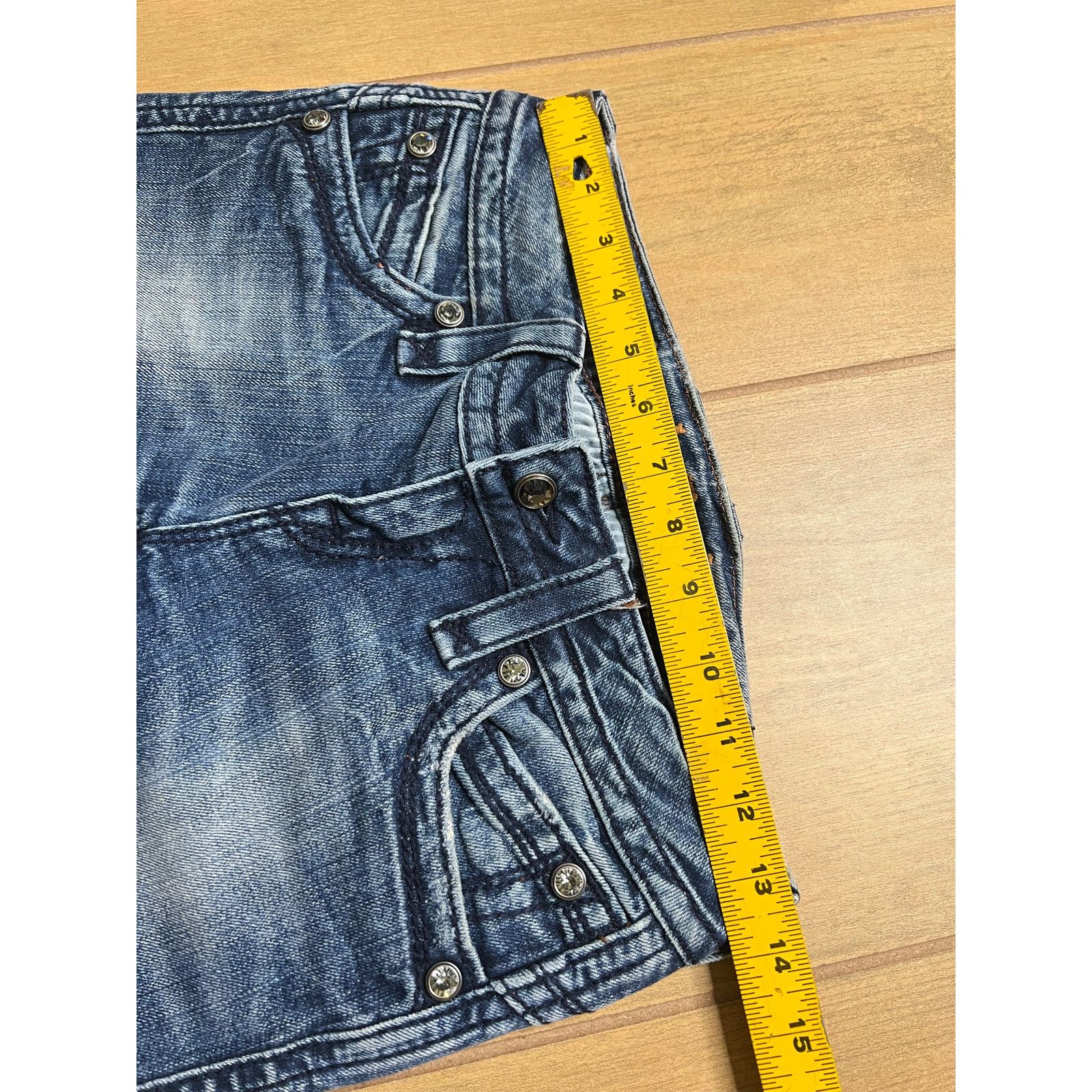 Rock Revival Y2K Rock Revival Women’s Sz 26 Low Rise Blue Denim Flared Size 26" / US 2 / IT 38 - 5 Thumbnail