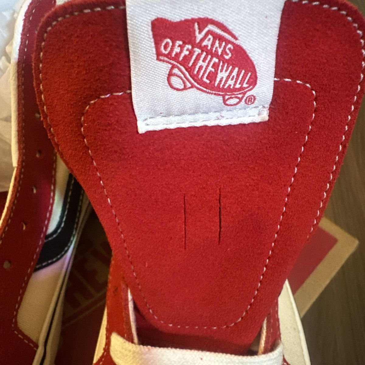Vans Vans Anaheim SK8-Hi 38 Men’s Shoes Red/White Size M 4.5 (W6) Size US 6 / IT 36 - 6 Thumbnail
