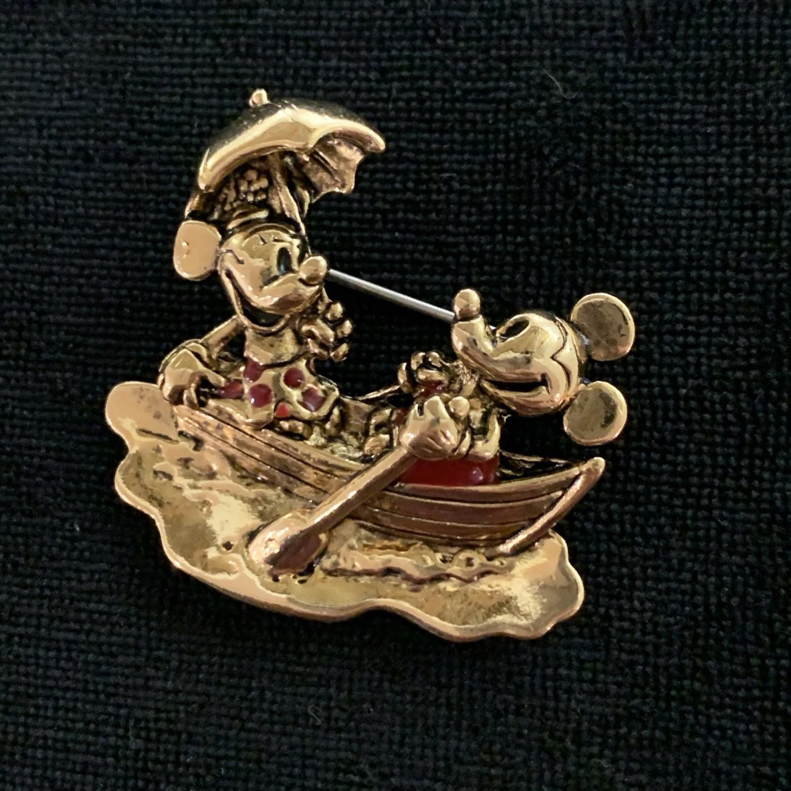Disney Vintage Retired Disney Napier Golden Mickey And Minnie Mouse Size ONE SIZE - 3 Thumbnail