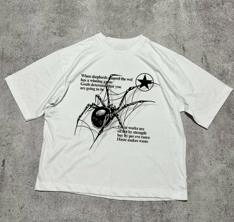 Vision Streetwear Spider Graphic Gothic Vintage Size US XL / EU 56 / 4 - 1 Thumbnail