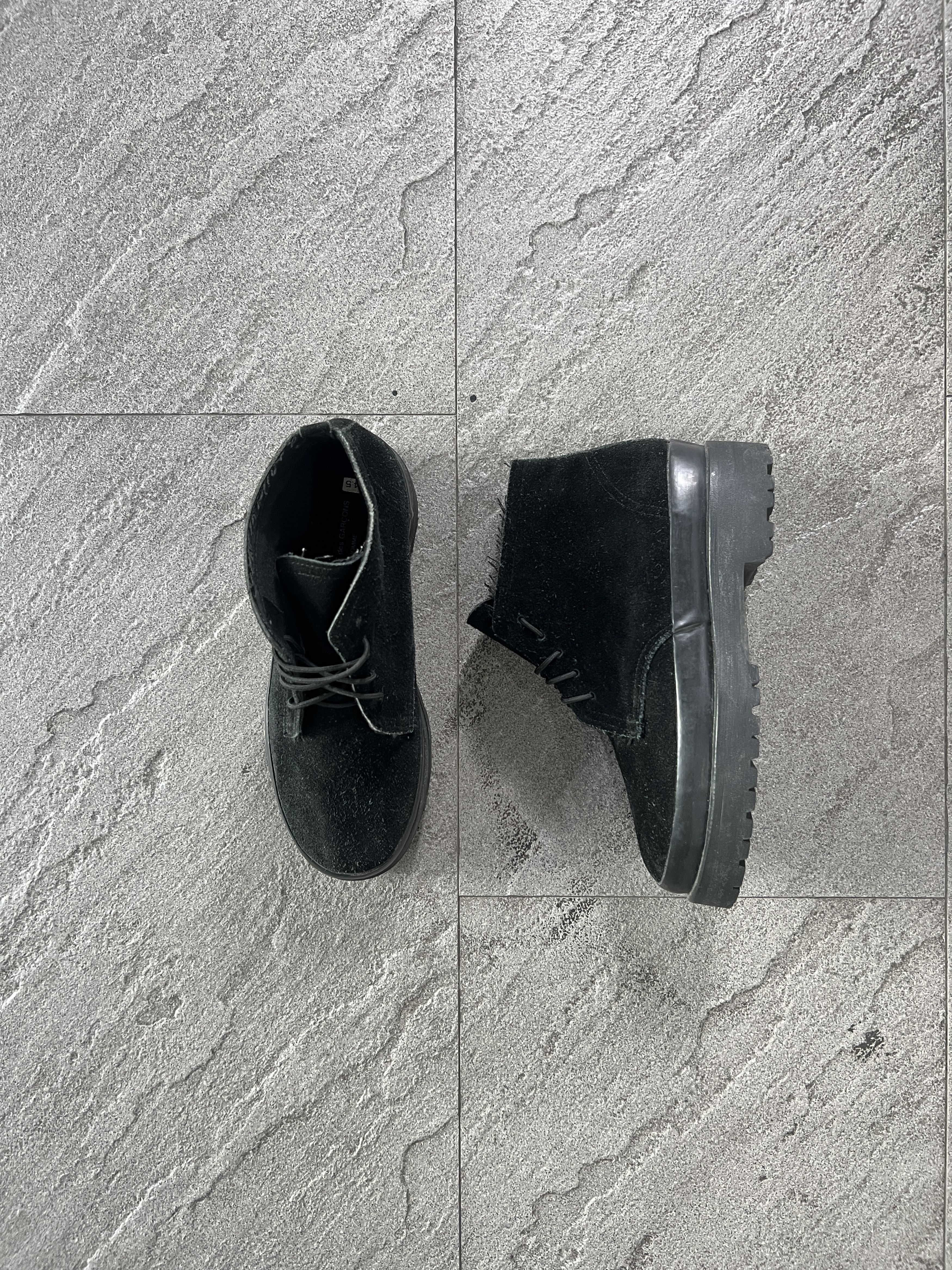Comme des Garcons Comme des Garçons Homme Suede Chukka Boots Black 24.5cm Size US 8.5 / IT 38.5 - 1 Thumbnail