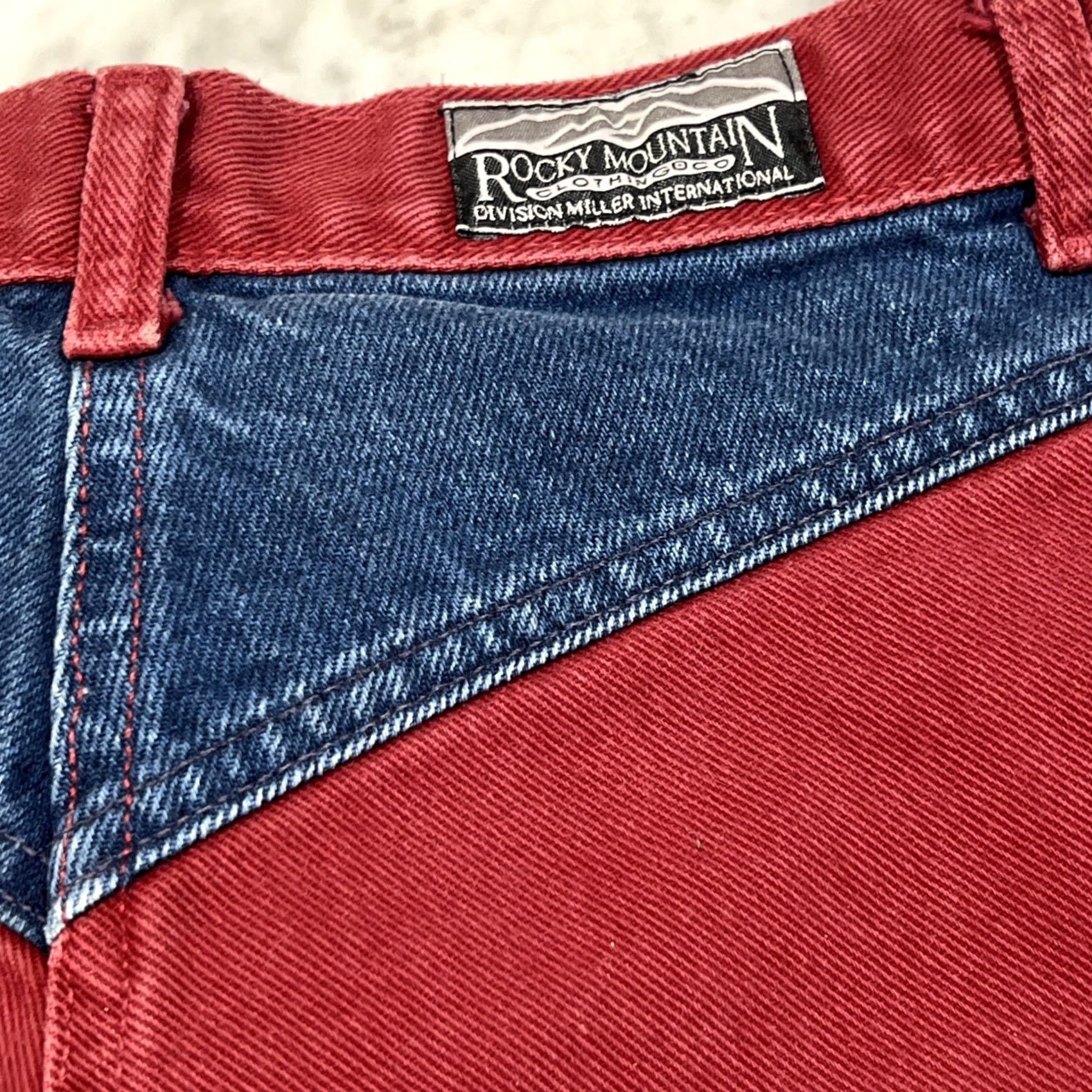 Vintage Vintage Rockies Western 2 Tone Jeans Women - 32/13 - 36 Inseam Cowgirl Size 34" / US 12 / IT 48 - 6 Thumbnail