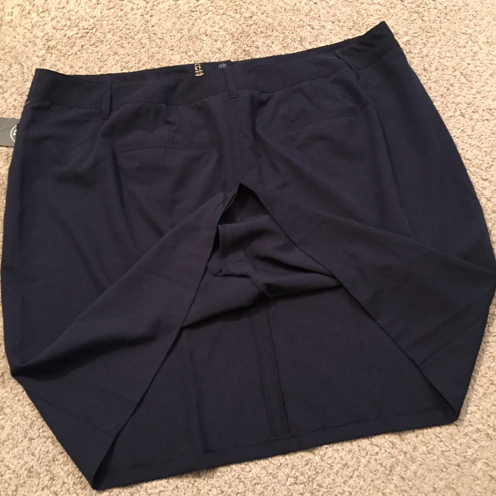 WYTHE Ryan Wythe Skirt Women 24W Knee Length Blue Unlined Pockets Pencil New Plus Size Size 42" / US 20 - 7 Thumbnail