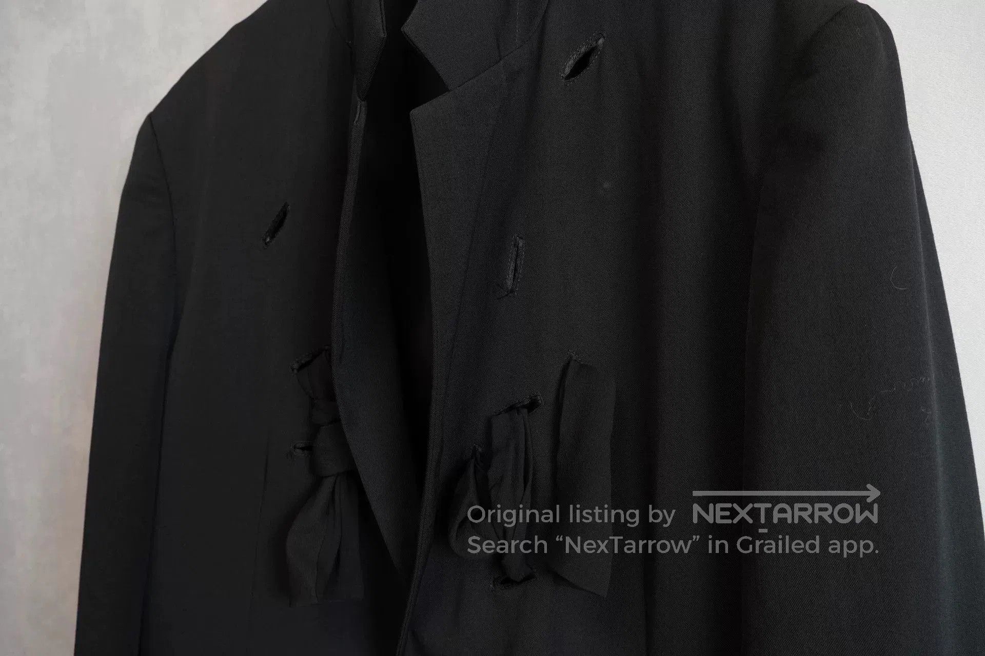 Yohji Yamamoto black baroque style hollow jacket. Size S / US 4 / IT 40 - 5 Thumbnail