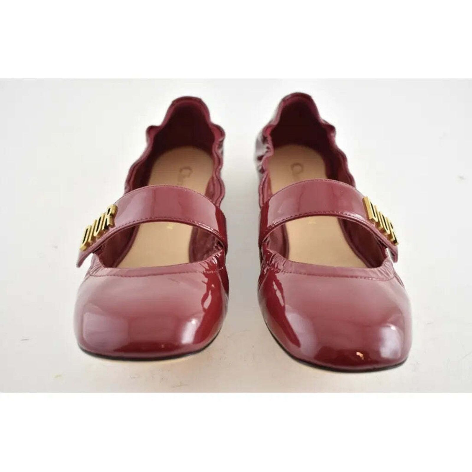 Dior Dior Baby D Scarlet Red Patent Leather Logo Mary Jane Size US 10 / IT 40 - 6 Thumbnail