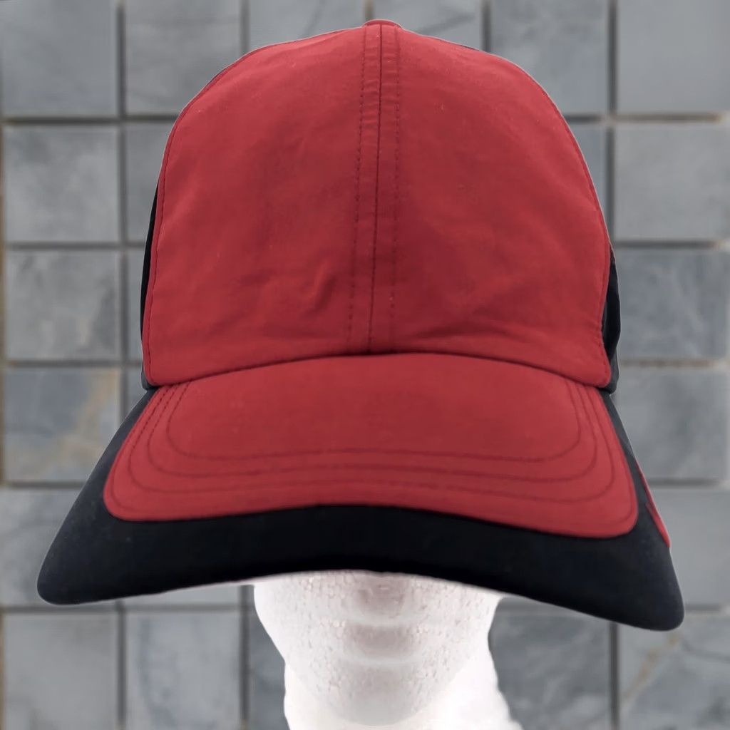 Nike Nike Hat Cap Red Black Heritage86 Dri-Fit Athletic Mens One Size Adjustable Moisture Wicking Lightweight Breathable Polyester Baseball Cap Size ONE SIZE - 1 Thumbnail