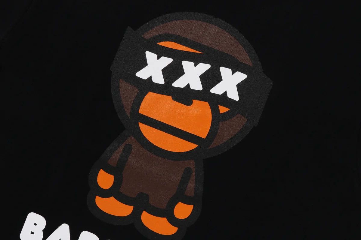 Bape BAPE x God Selection XXX Baby Milo Tee Black Size US XXL / EU 58 / 5 - 3 Thumbnail