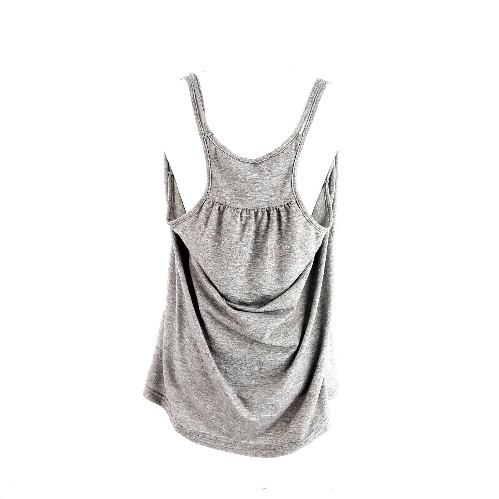 Designer Hibelle Large Gray Tank Top Round Neck Size L / US 10 / IT 46 - 4 Thumbnail