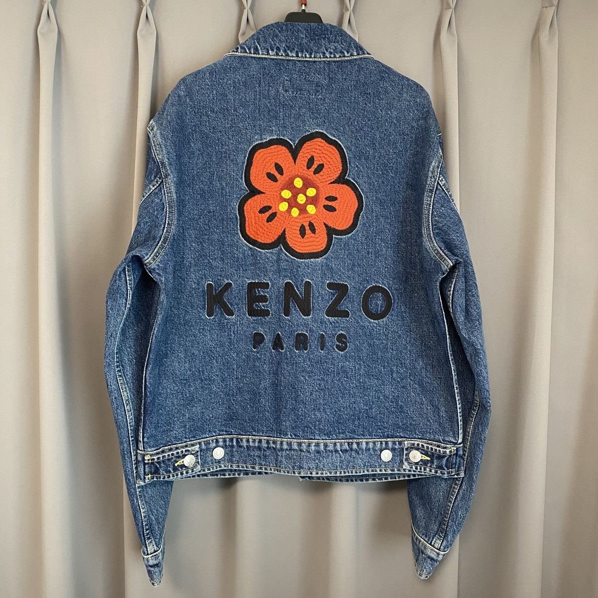 Kenzo Kenzo Boke Flower Denim Trucker Jacket Size US S / EU 44-46 / 1 - 4 Thumbnail