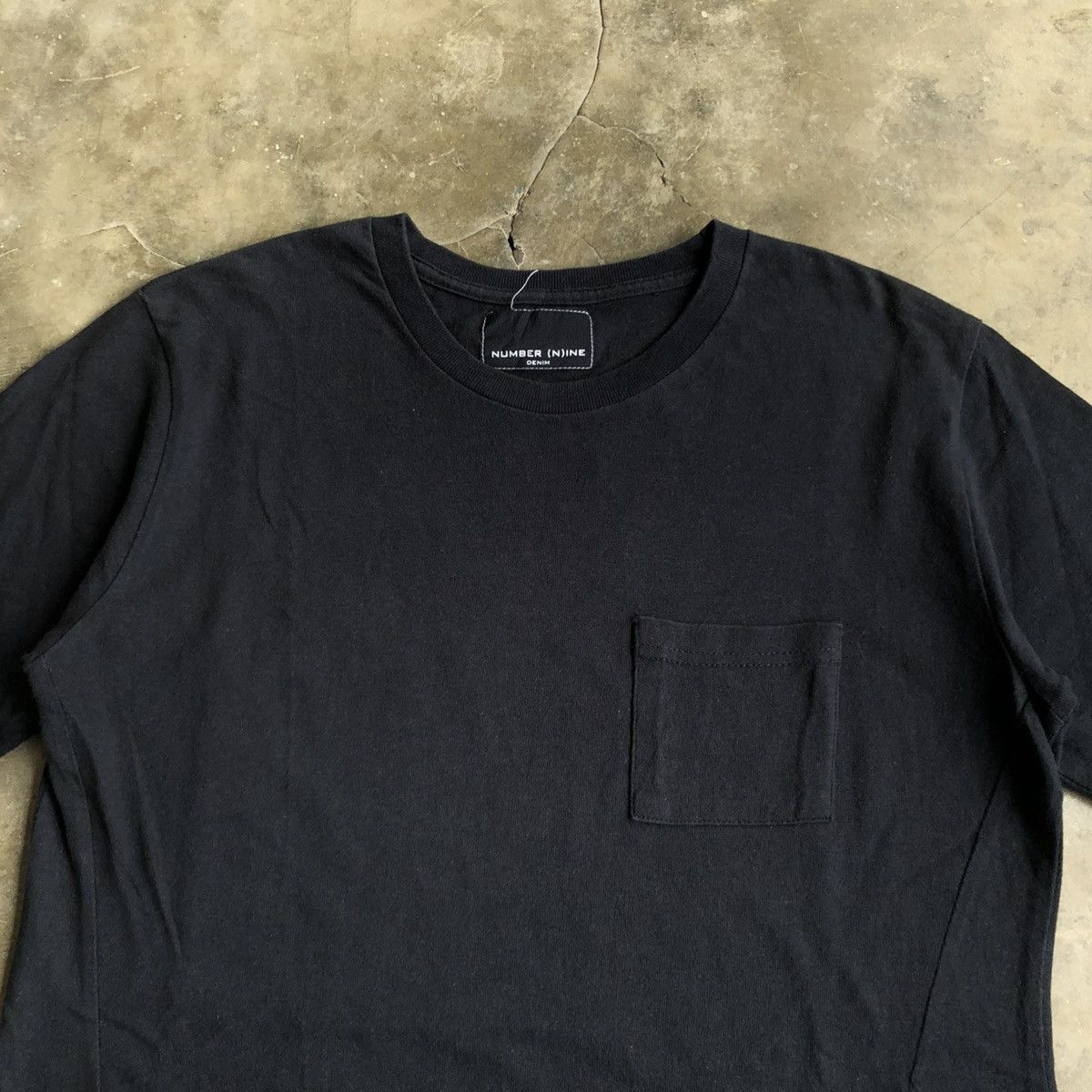 Number (N)ine Number (N)ine Denim / Travis Flacko Scott 2 Tone Pocket Tee Size US S / EU 44-46 / 1 - 3 Thumbnail