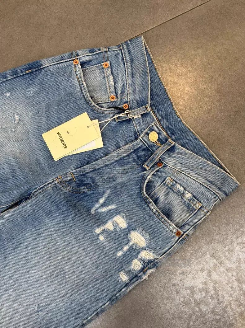 Vetements VETEMENTS Size XS Ladies Denim Jeans Size 23" - 4 Thumbnail