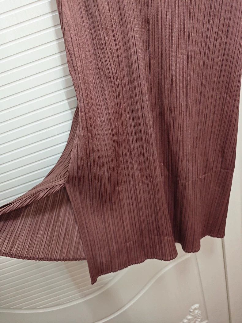 Issey Miyake Issey Miyake size:3 Brown sleeveless dress Size M / US 6-8 / IT 42-44 - 5 Thumbnail