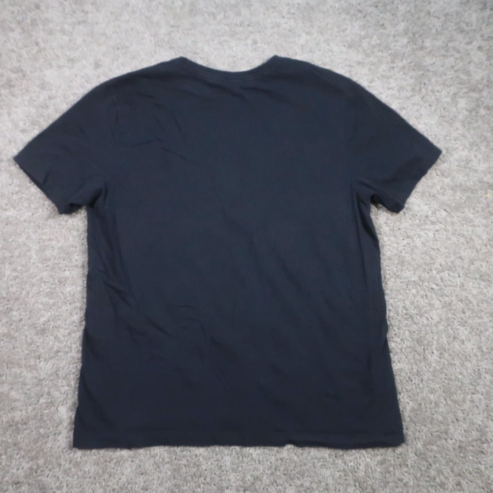 Nike Nike T-Shirt Mens Large Black Short Sleeve Crew Neck Graphic Big Logo Size US L / EU 52-54 / 3 - 2 Thumbnail
