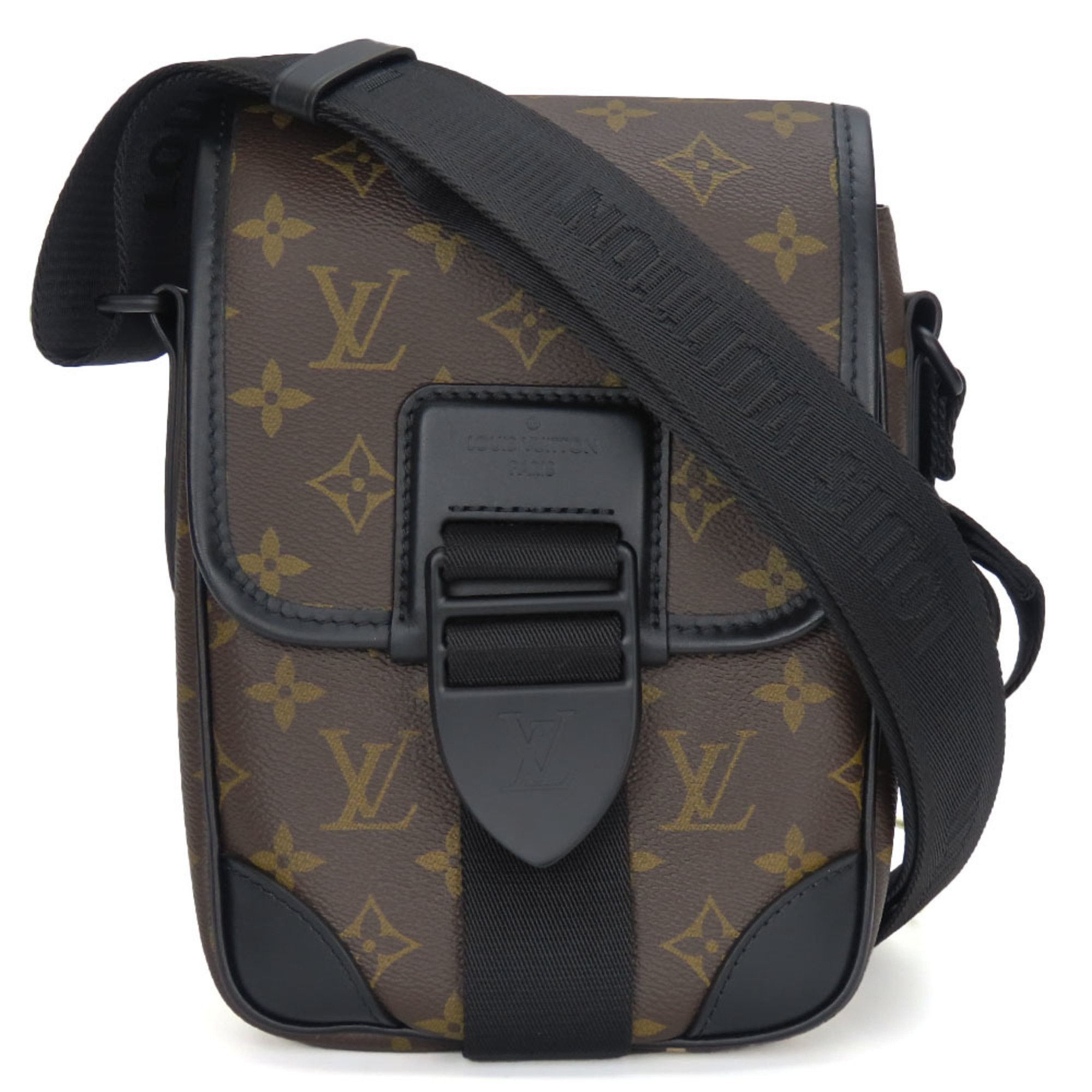 Louis Vuitton Louis Vuitton Shoulder Bag Archie M46442 Monogram Macassar Brown Black Men's LOUIS VUITTON Size ONE SIZE - 1 Thumbnail