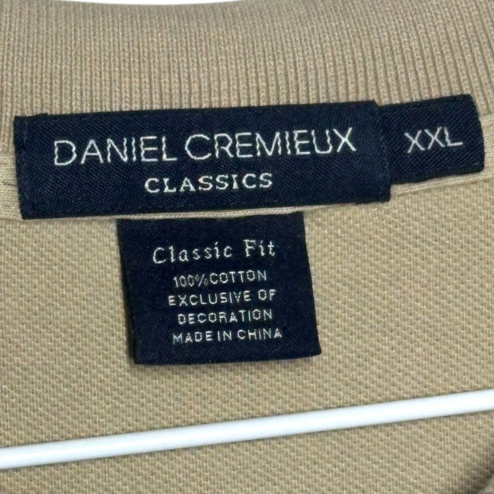 Cremieux DANIEL CREMIEUX CLASSICS Polo Shirt XXL Tan Multi Stripe Short Sleeve Mens Size US XXL / EU 58 / 5 - 7 Thumbnail