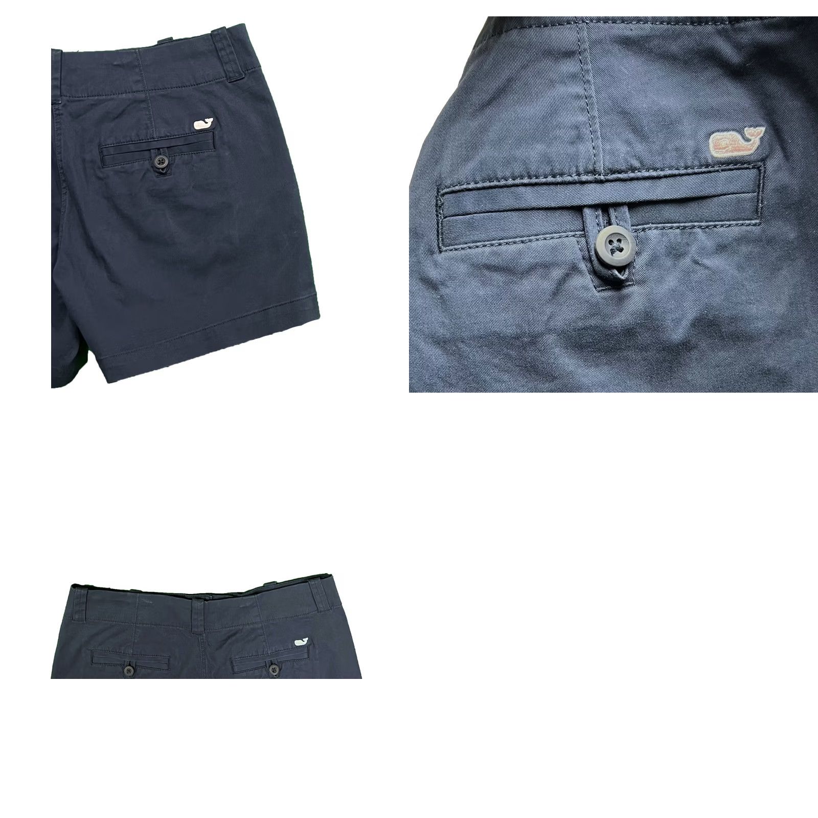 Vineyard Vines VINTAGE not -> Vineyard Vines Women's Blue Blazer Shorts Everyday Solid Pockets (S04) Size 36" / US 14 / IT 50 - 8 Thumbnail
