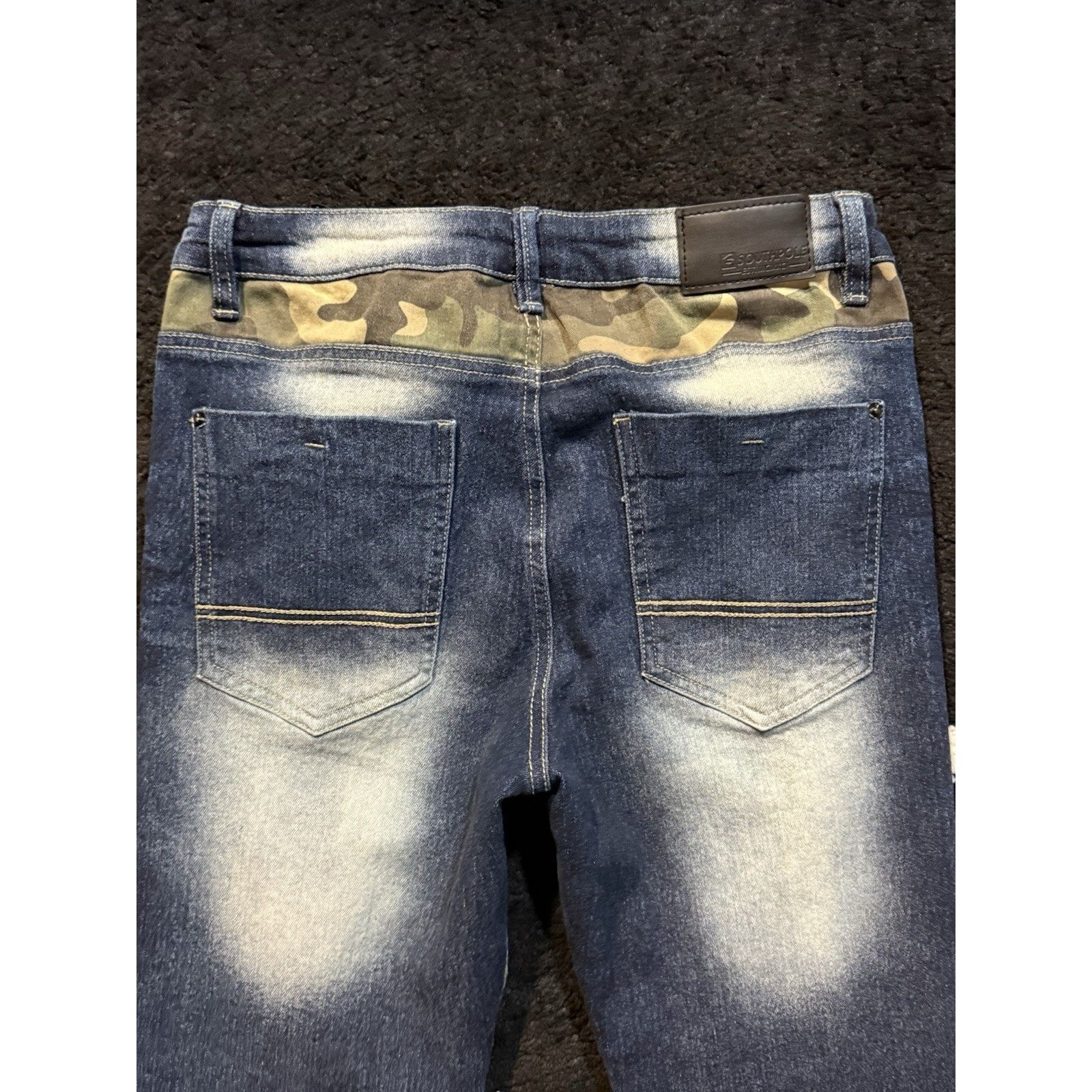 Southpole Southpole Jeans Camo Patch Distressed 32x32 Streetwear Denim Size US 32 / EU 48 - 7 Thumbnail