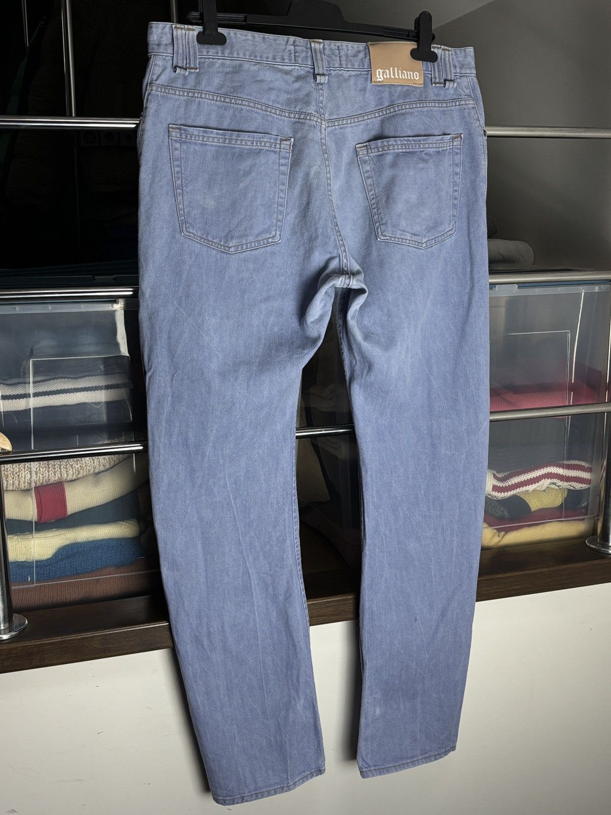 John Galliano John Galliano Vintage Denim Designer Pants Size US 38 / EU 54 - 4 Thumbnail