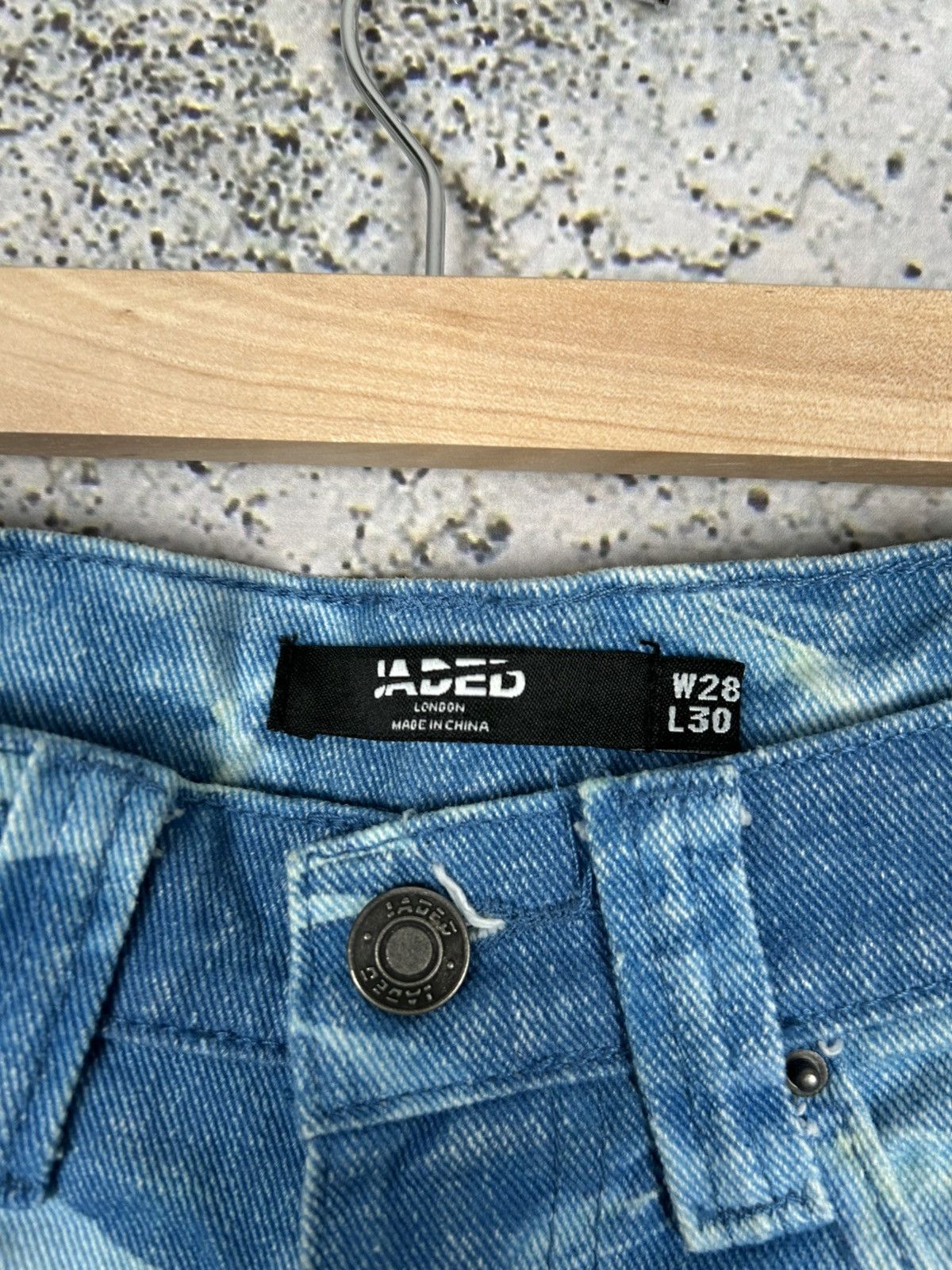 Jaded London Jaded London Skate Fit Blue Baggy Denim Jeans Grunge Size US 28 / EU 44 - 6 Thumbnail