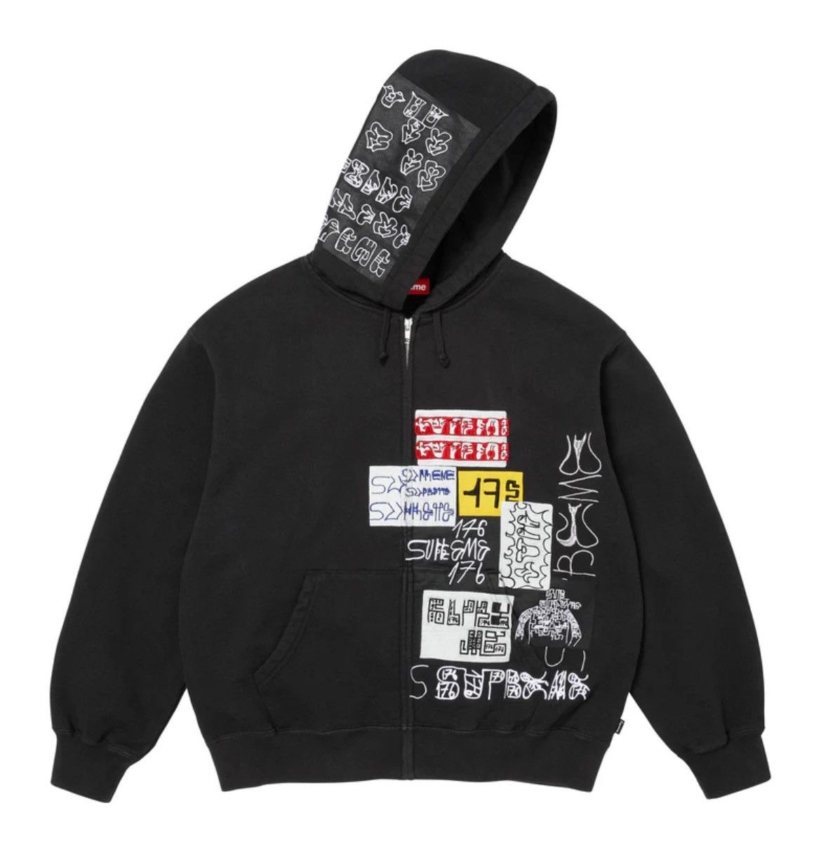 Damien Hirst × Supreme SUPREME/DAMIEN HIRST ZIP UP HOODED