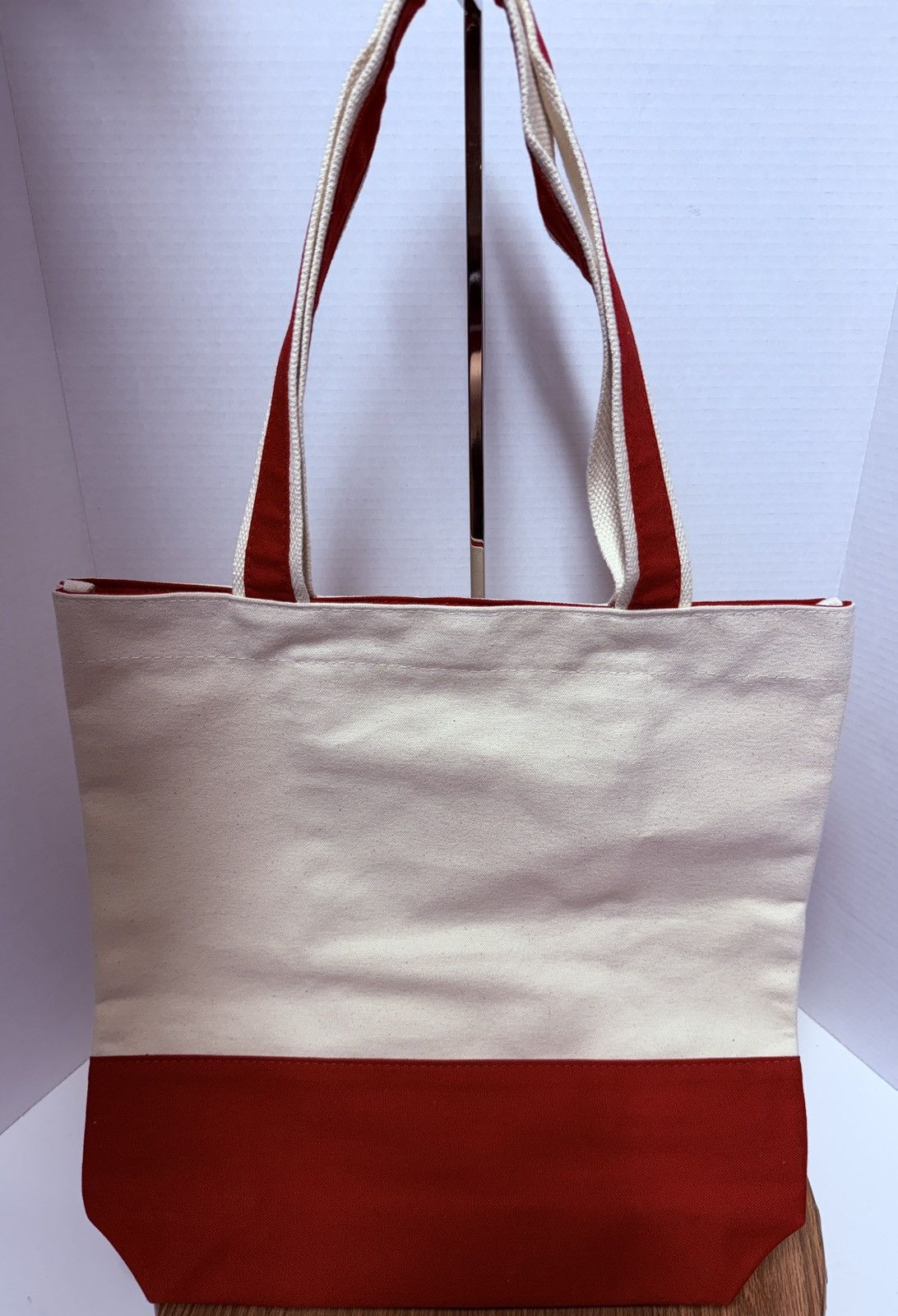 Other Rutgers University Scarlet Knights Red/Tan “R” MBA Tote Bag Size ONE SIZE - 2 Thumbnail