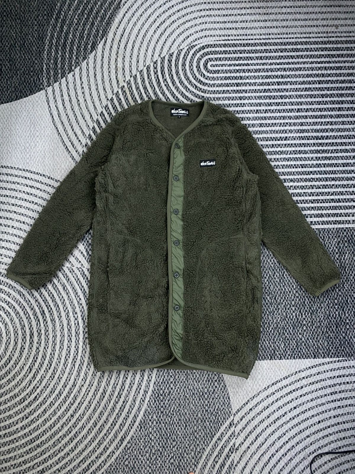 Wild Things Wild Things Sherpa Buttoned Long Jacket Size US M / EU 48-50 / 2 - 1 Thumbnail