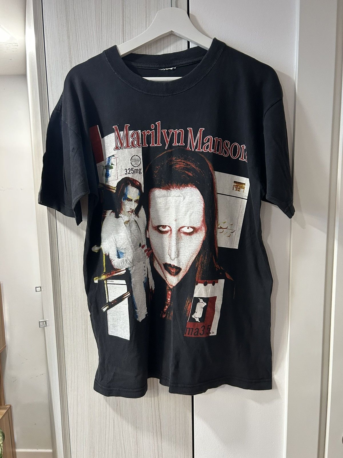 Band Tees × Vintage Vintage Marilyn Manson Anarchist Superstar Vintage Tee Size US L / EU 52-54 / 3 - 1 Thumbnail