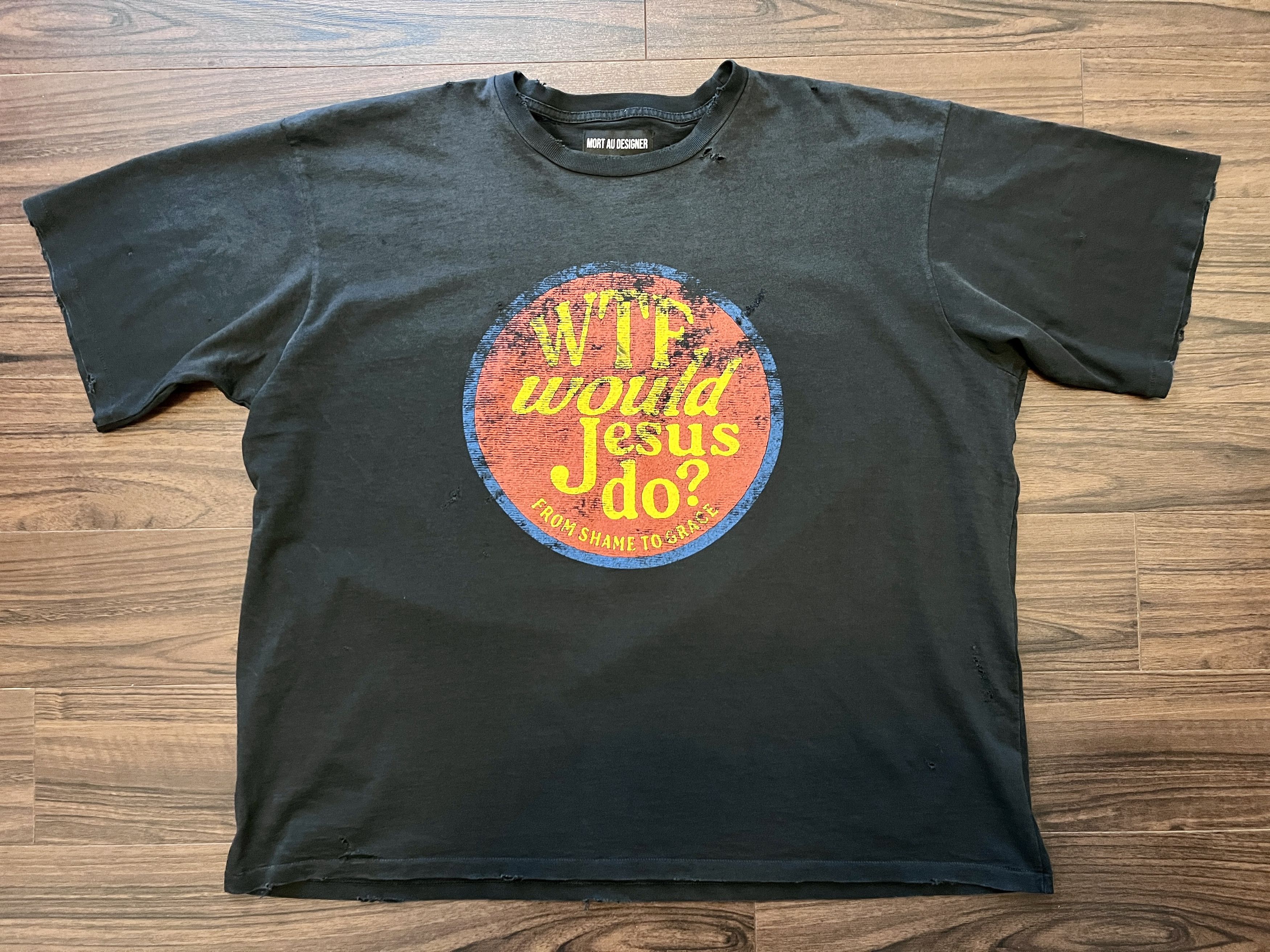 Other Mort Au Designer — FASHION KILLS "WTFWJD" Tee Size US XXL / EU 58 / 5 - 1 Thumbnail