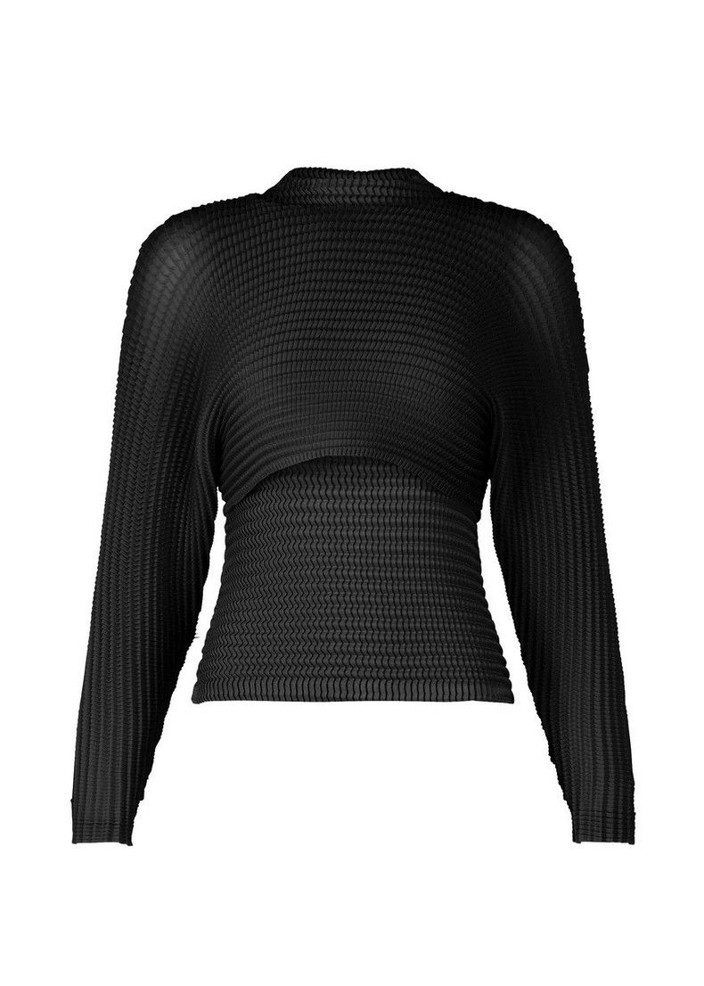 Issey Miyake Issey Miyake size:2 Black horizontal striped long-sleeved Size XS / US 0-2 / IT 36-38 - 1 Thumbnail