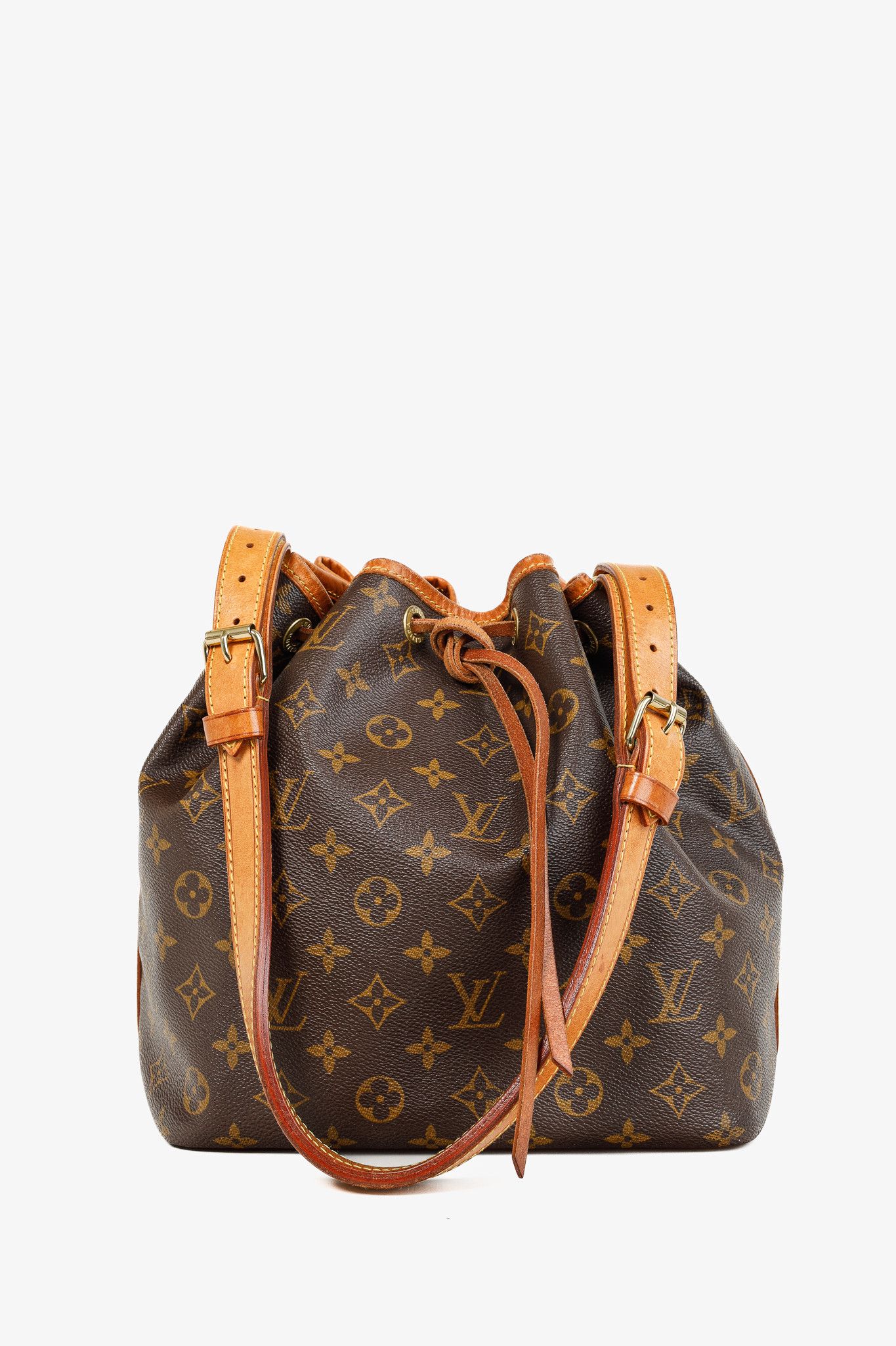 Louis Vuitton Petit Noe Monogram Canvas Bucket Bag