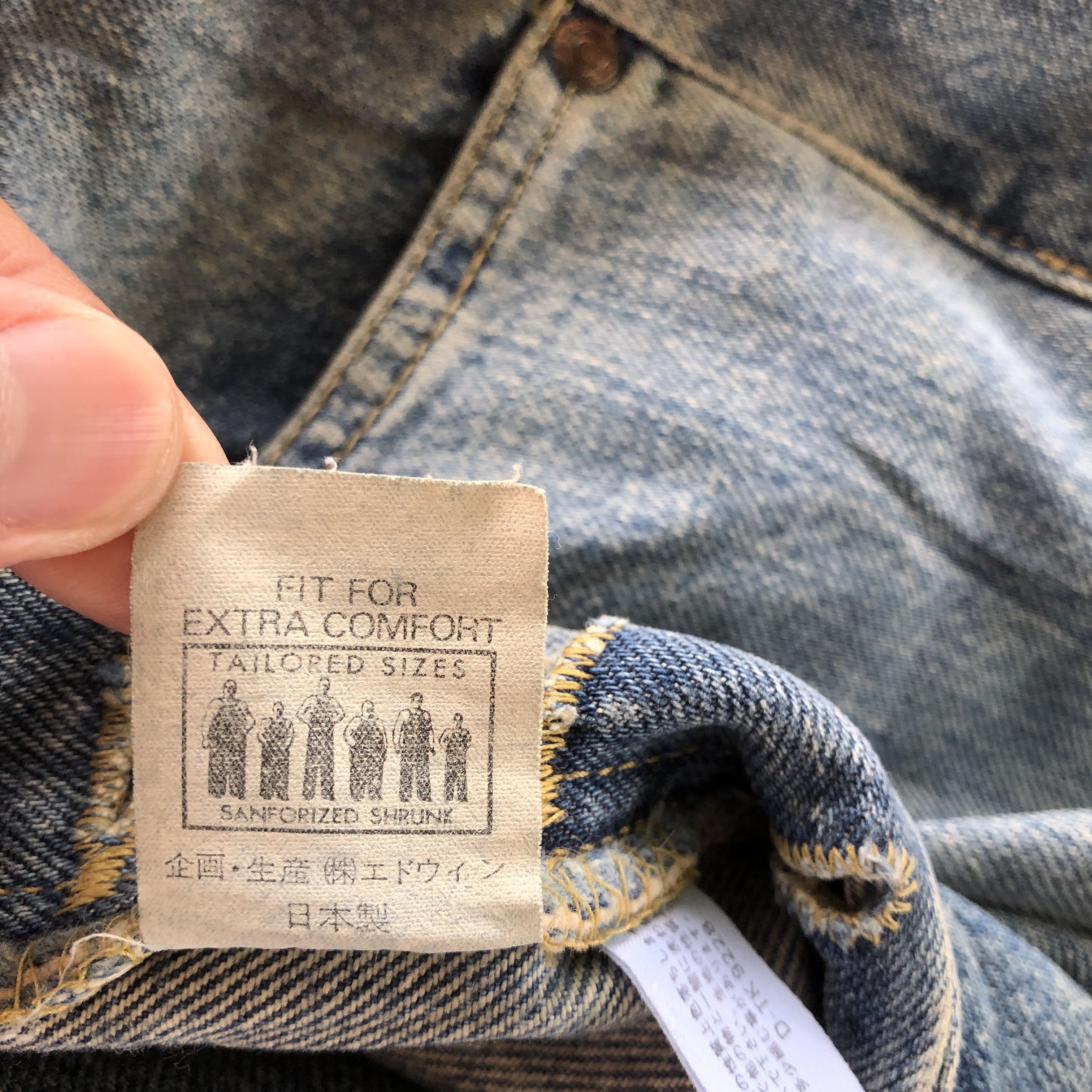 Lee Vintage 90s Lee Sanforized Jeans Lee Faded Light Wash Denim Size 28" / US 6 / IT 42 - 10 Thumbnail