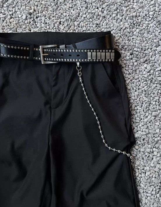 Japanese Brand × Vintage Outdoor retro fashion studded leather buckle belt Size ONE SIZE - 4 Thumbnail