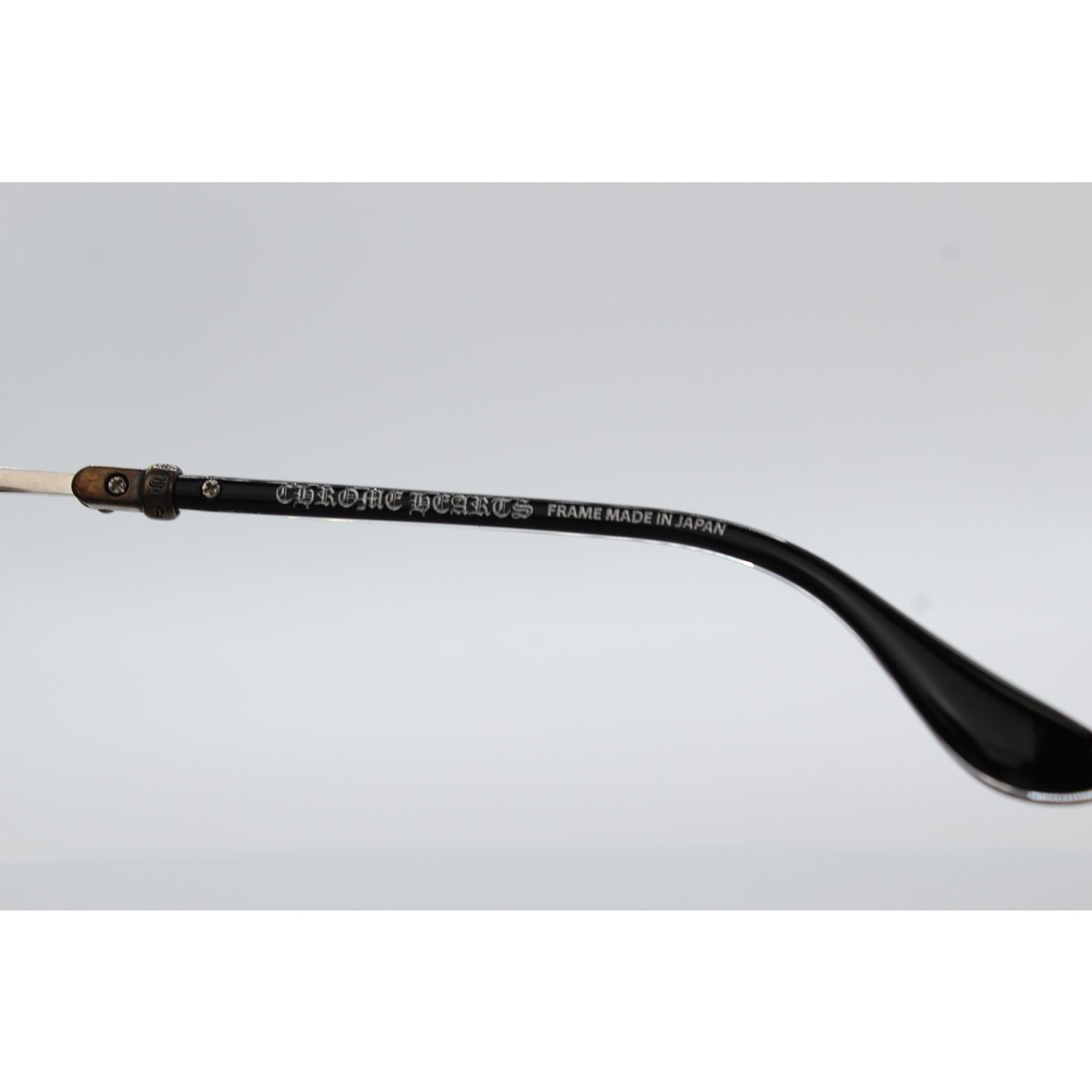 Chrome Hearts Chrome Hearts STRAPADICTOME BK/SS Eyeglasses Black 51-21-148 Size ONE SIZE - 5 Thumbnail