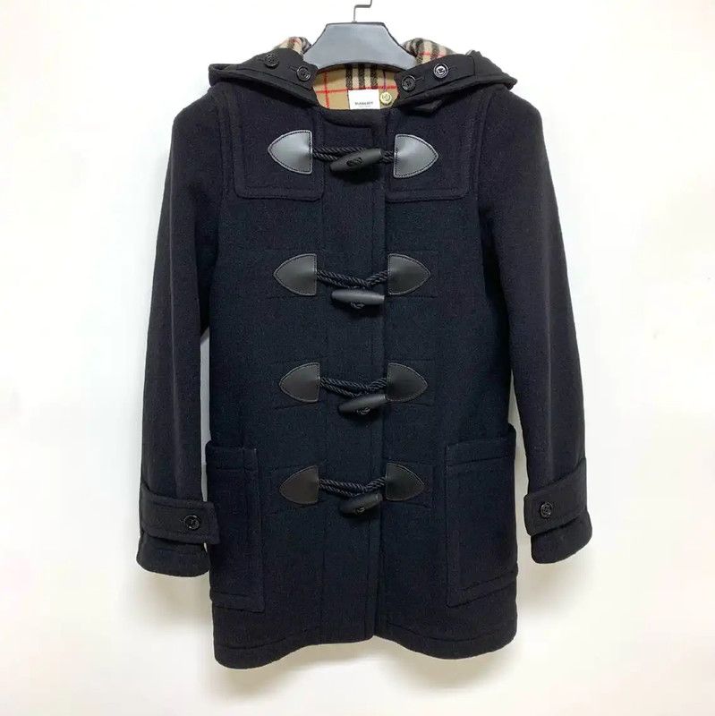 Burberry Burberry Black Wool Duffle Coat for Women Size M / US 6-8 / IT 42-44 - 1 Thumbnail