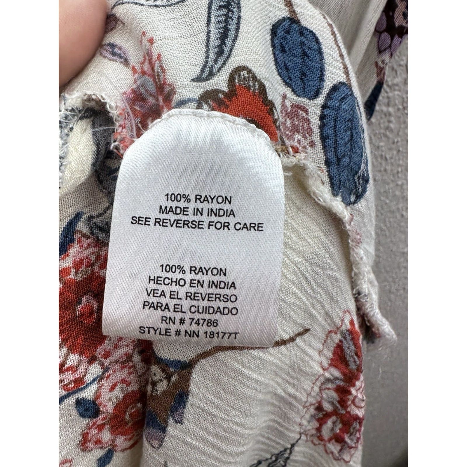 Vintage Patrons Of Peace Womens Dress Maxi Floral Faux Wrap Dress Size S White Flutter Sleeve V-Neck Dress Long Sleeve Size S / US 4 / IT 40 - 6 Thumbnail