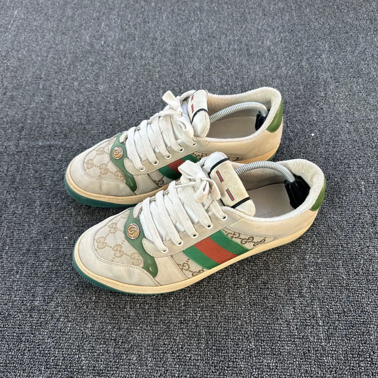 Gucci Gucci distressed dirty sneakers EUR 43 95 new light wear Size US 10 / EU 43 - 1 Thumbnail
