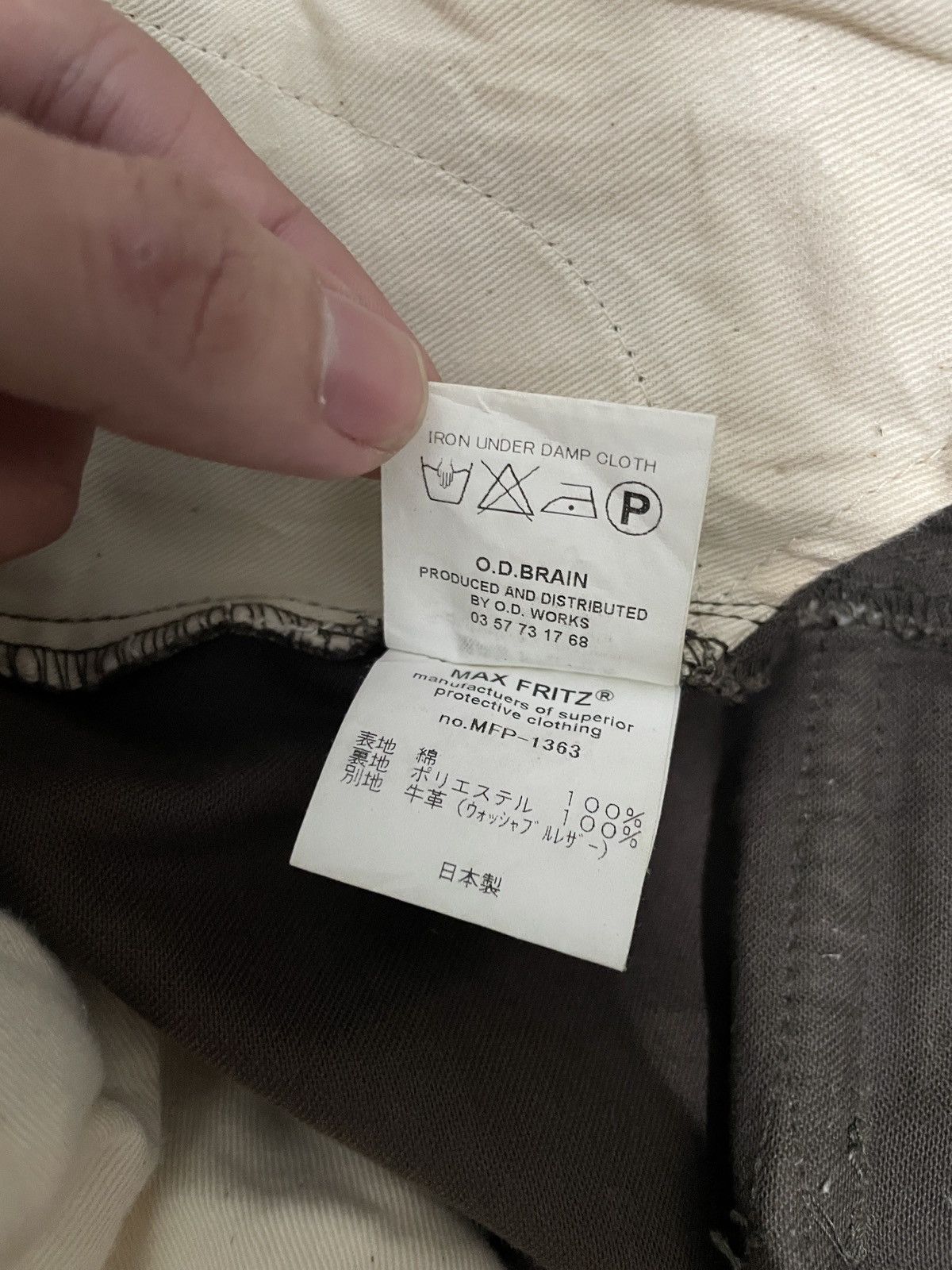 Japanese Brand Vintage Max Fritz Flared Cargo Pants Size US 29 - 4 Thumbnail