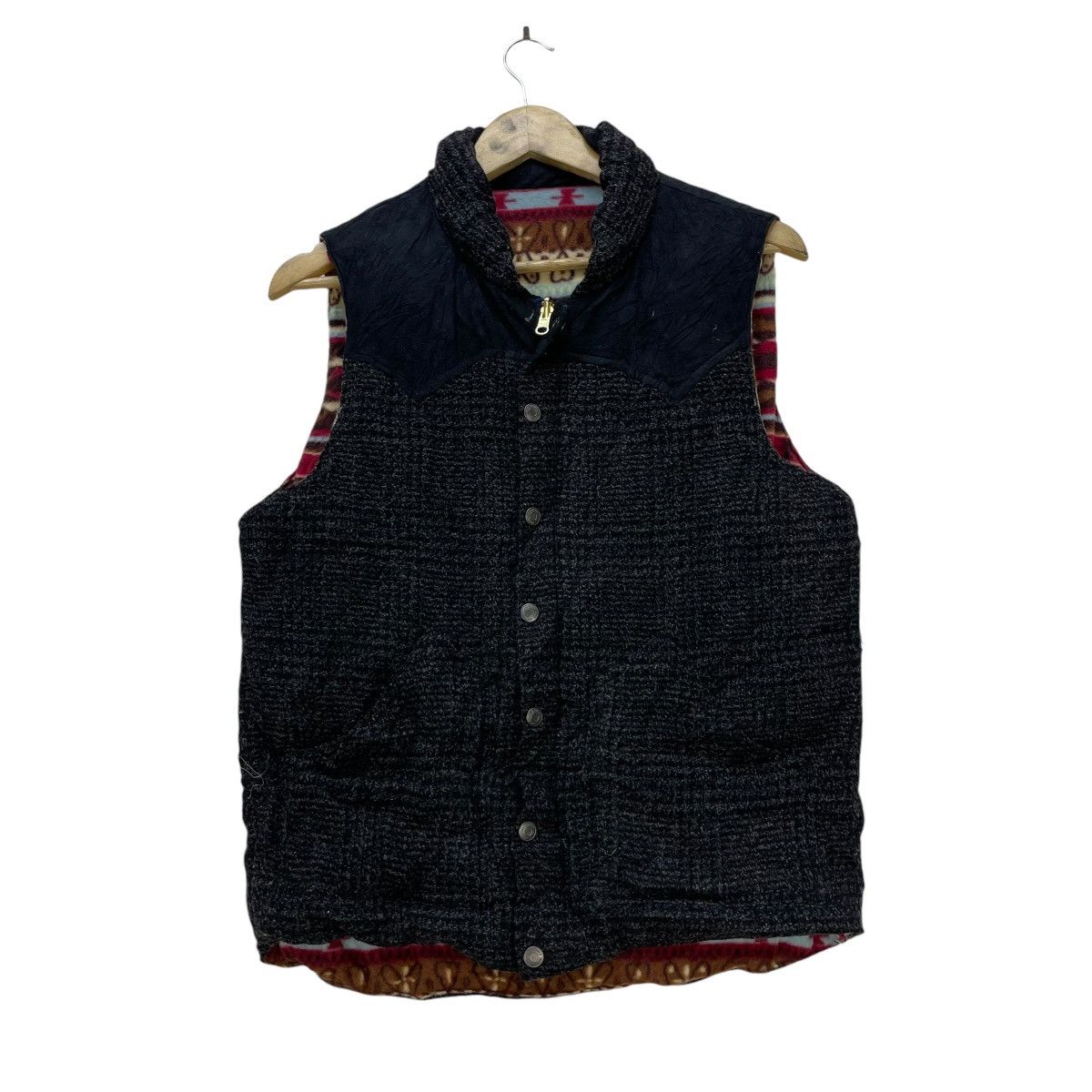 Japanese Brand × Native Vintage Kriff Mayer Reversible Vest Navajo Style Size US M / EU 48-50 / 2 - 5 Thumbnail
