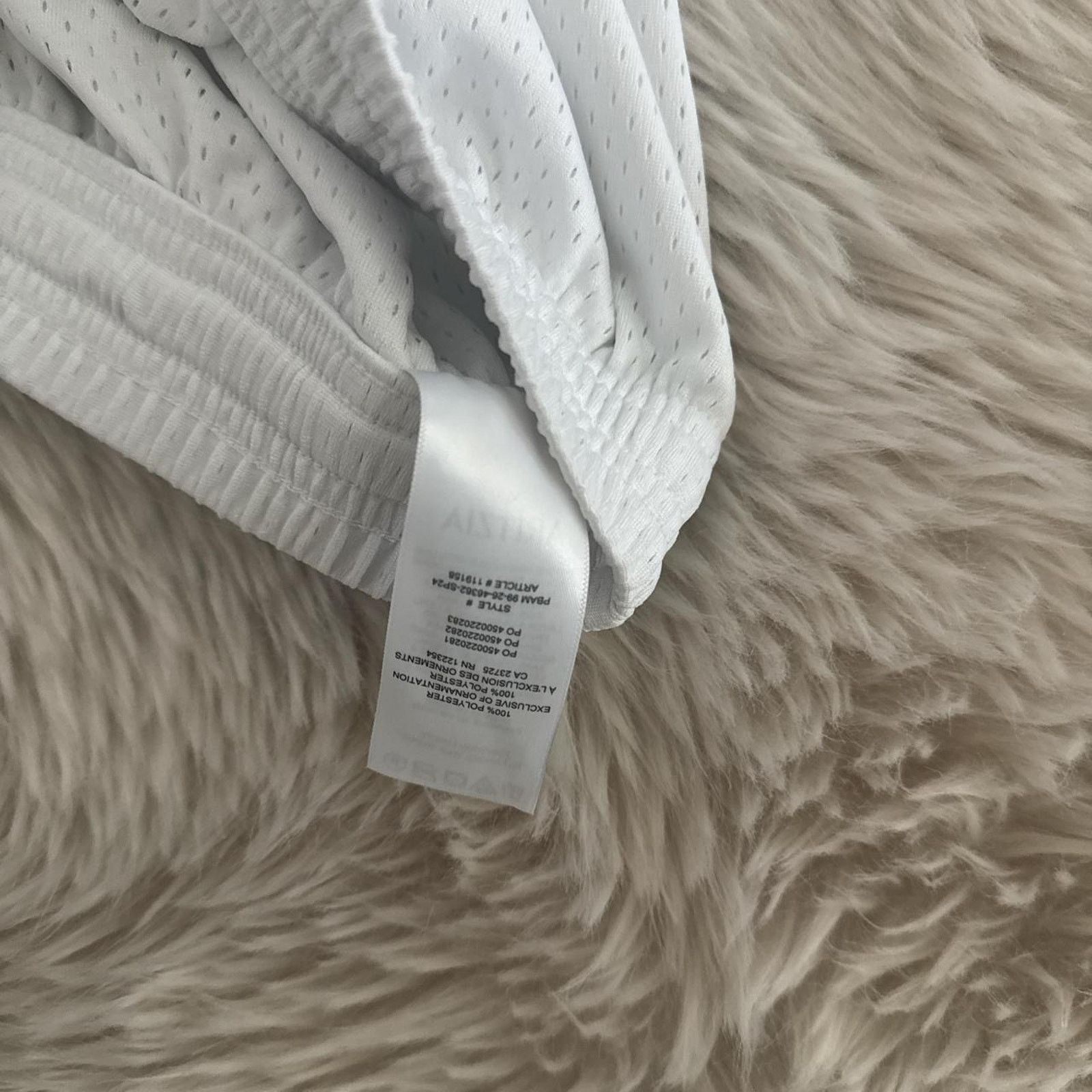 Aritzia NWOT ARITZIA Courtside Mid Thigh Short - White Red XXS Size 24" / US 00 / IT 34 - 5 Thumbnail