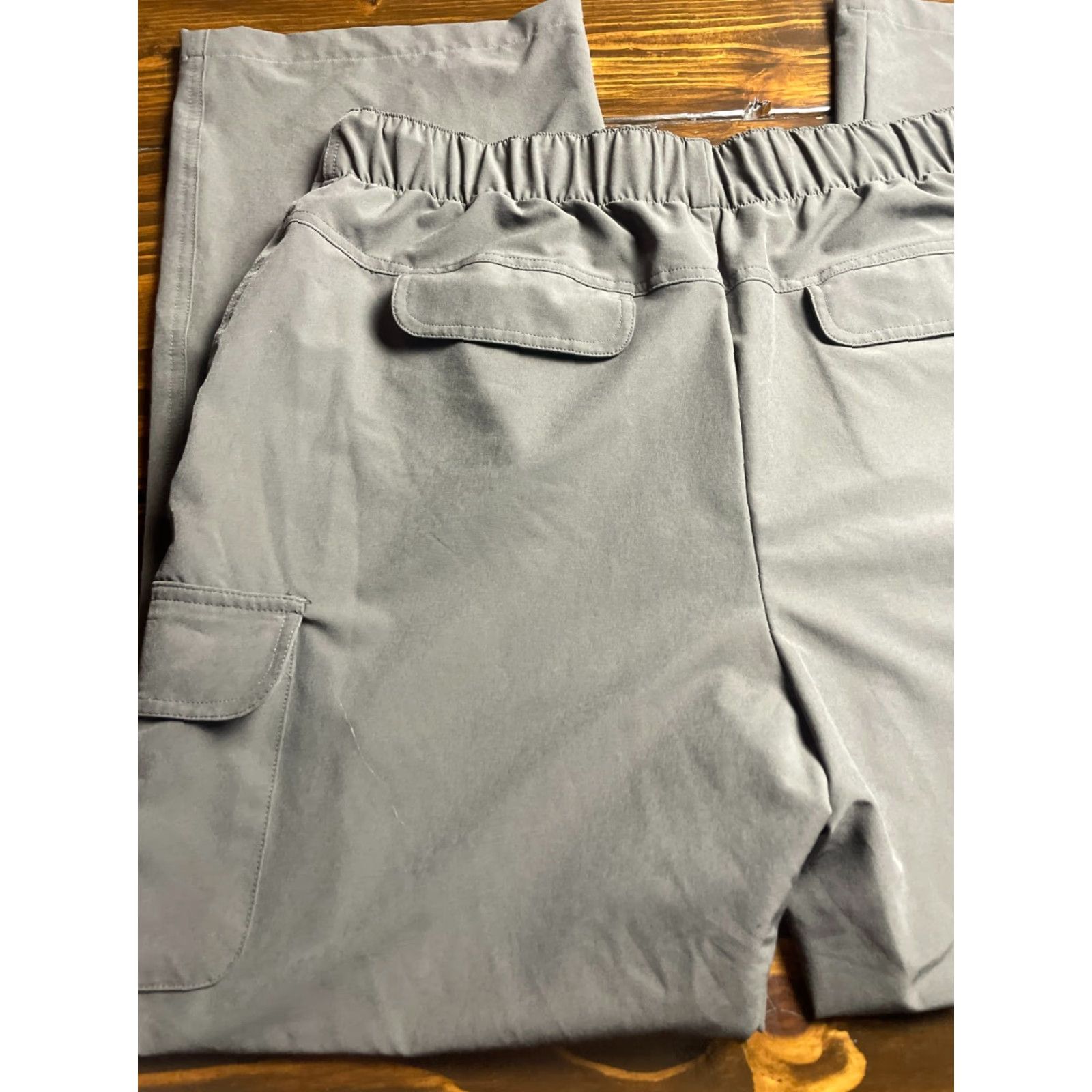 Jockey Jockey Pants Women's XL Gray Cargo Activewear Size 25" / US 0 / IT 36 - 5 Thumbnail
