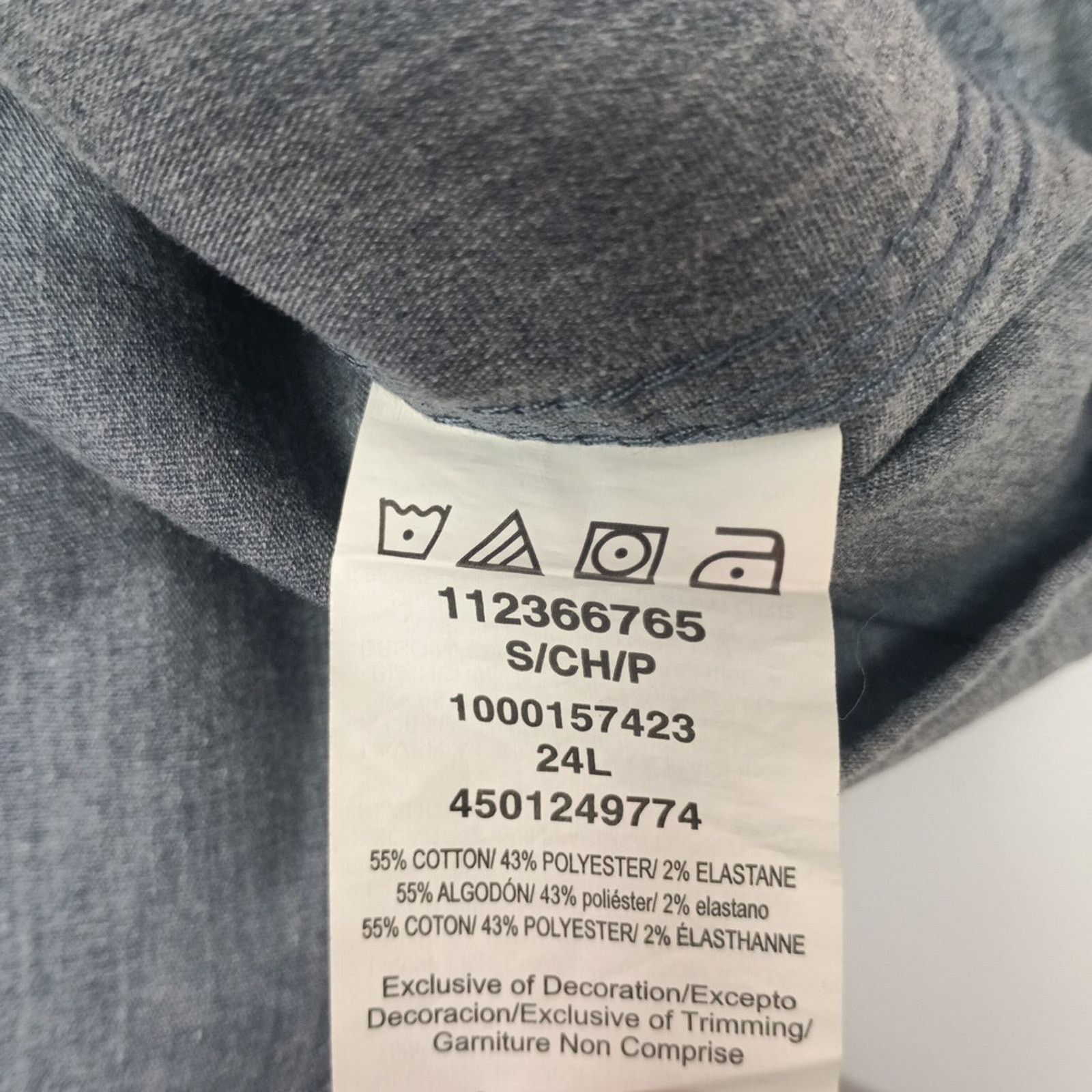 Wrangler Wrangler Men's Relaxed Fit Woven Shirt Size S Small Gray Size US S / EU 44-46 / 1 - 6 Thumbnail