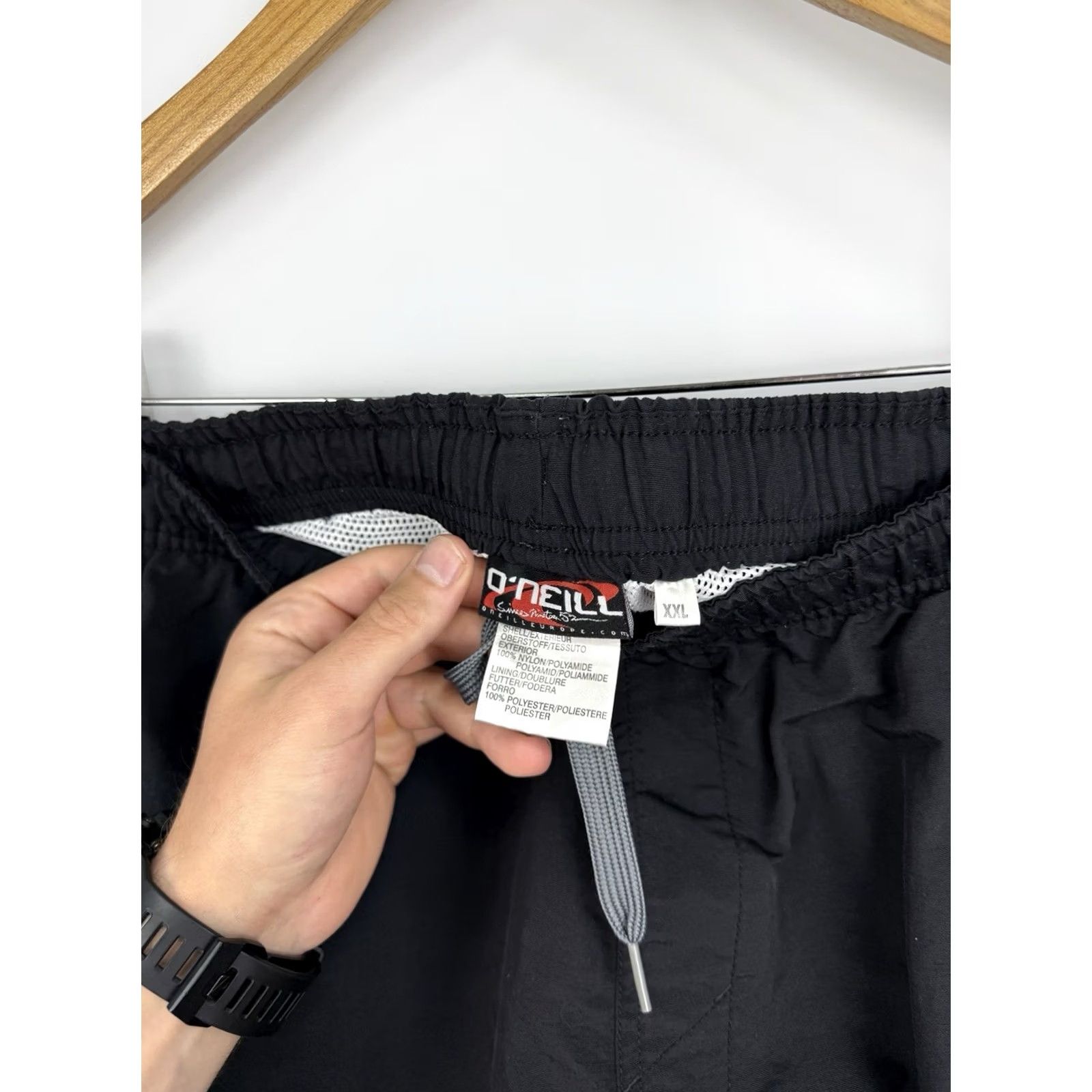 O'Neill VINTAGE O’Neill Beach Surf Shorts 2XL Men Black XXL 90s Y2K Rare Retro Hype Size US 39 - 6 Thumbnail
